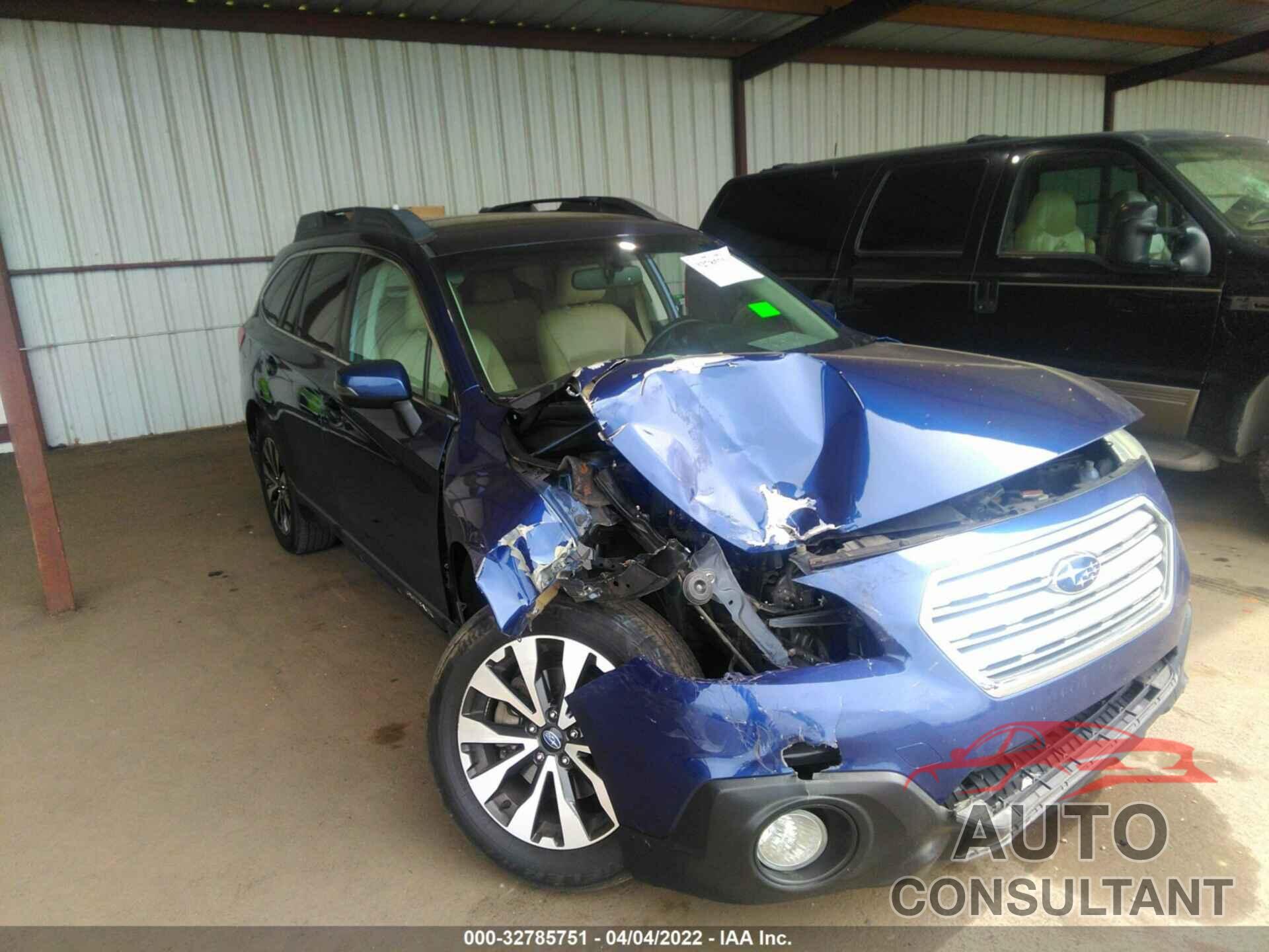SUBARU OUTBACK 2016 - 4S4BSALC4G3226612