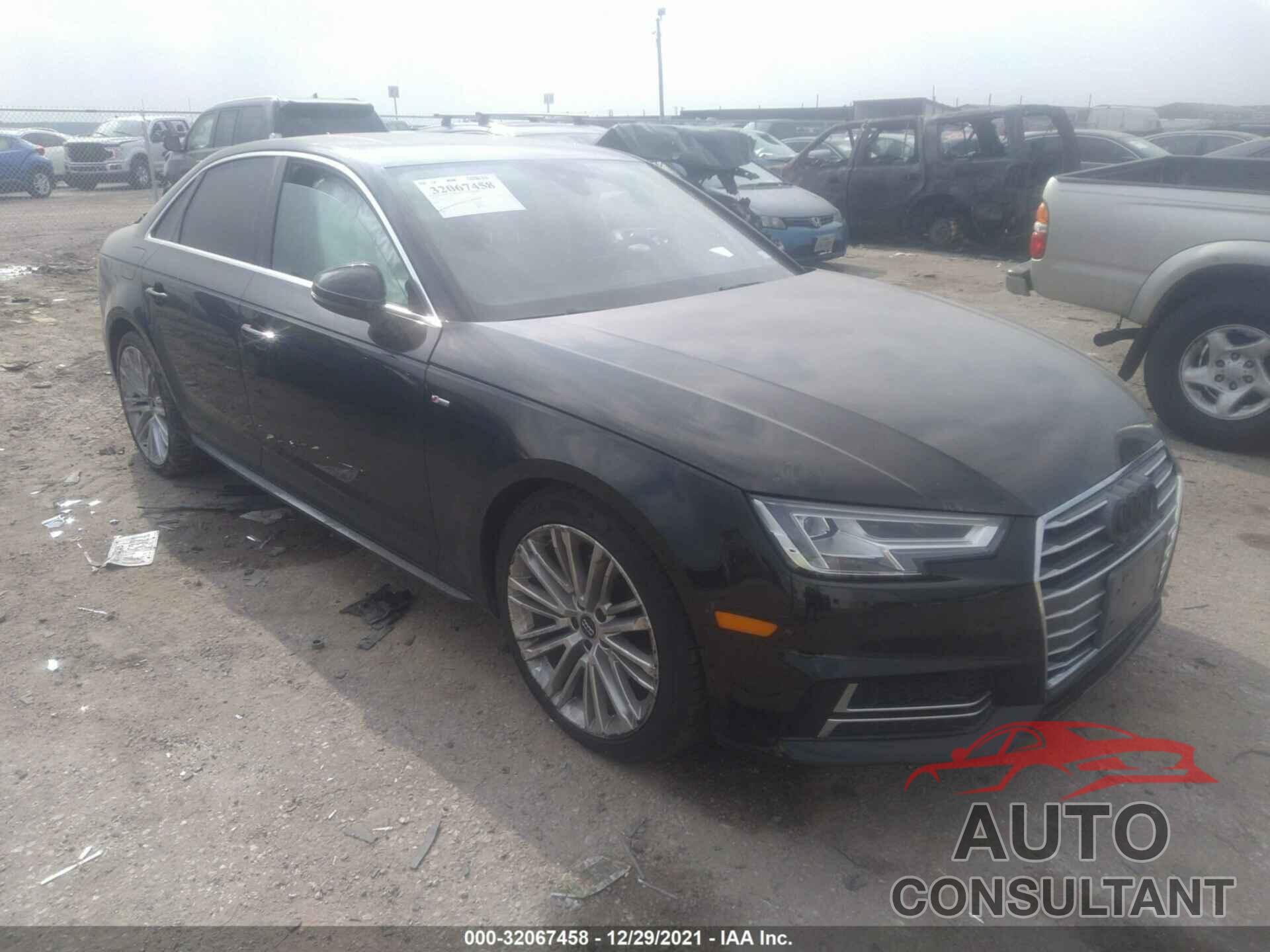 AUDI A4 2018 - WAULMAF47JA077930