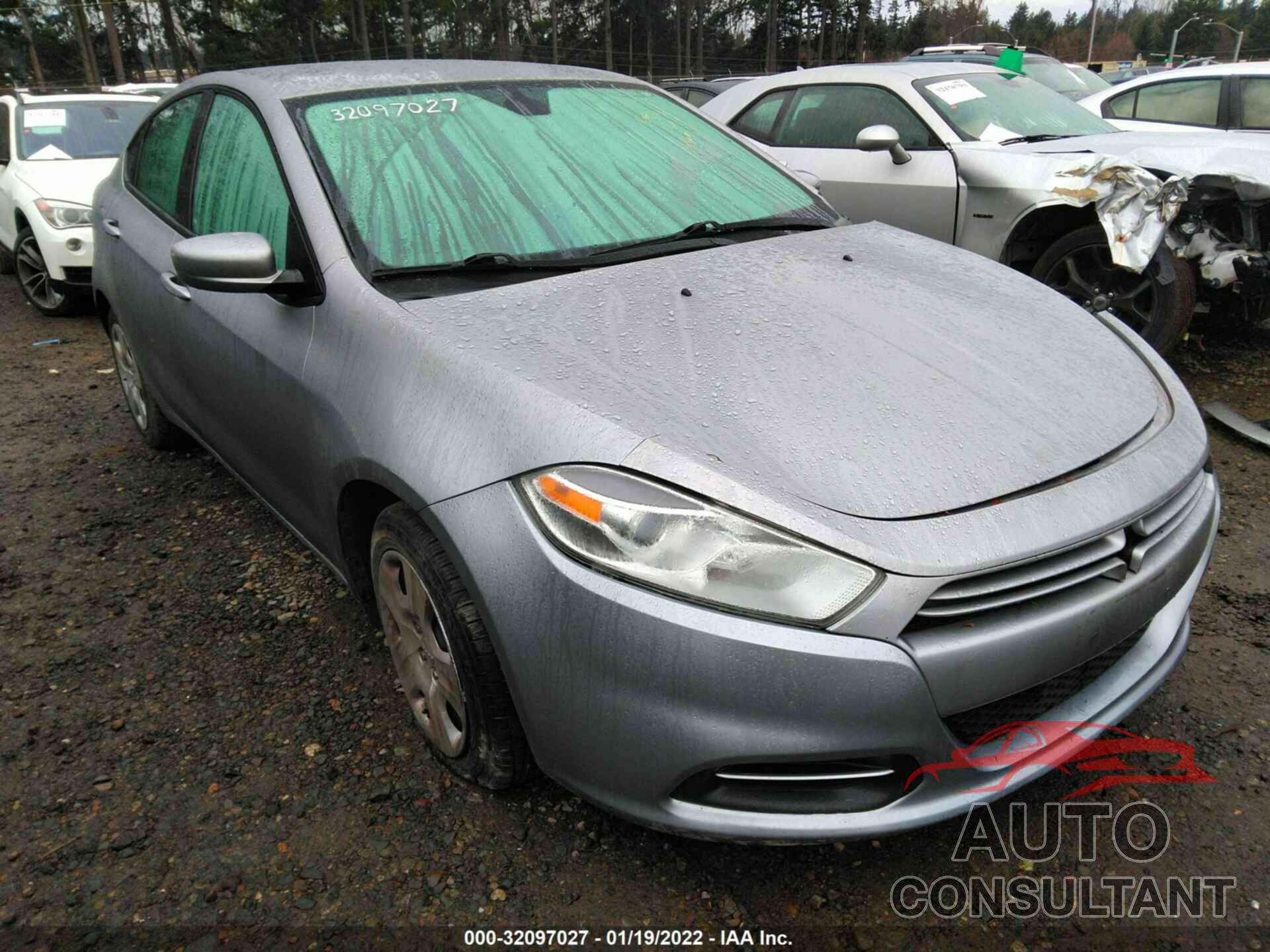 DODGE DART 2016 - 1C3CDFAA7GD519629