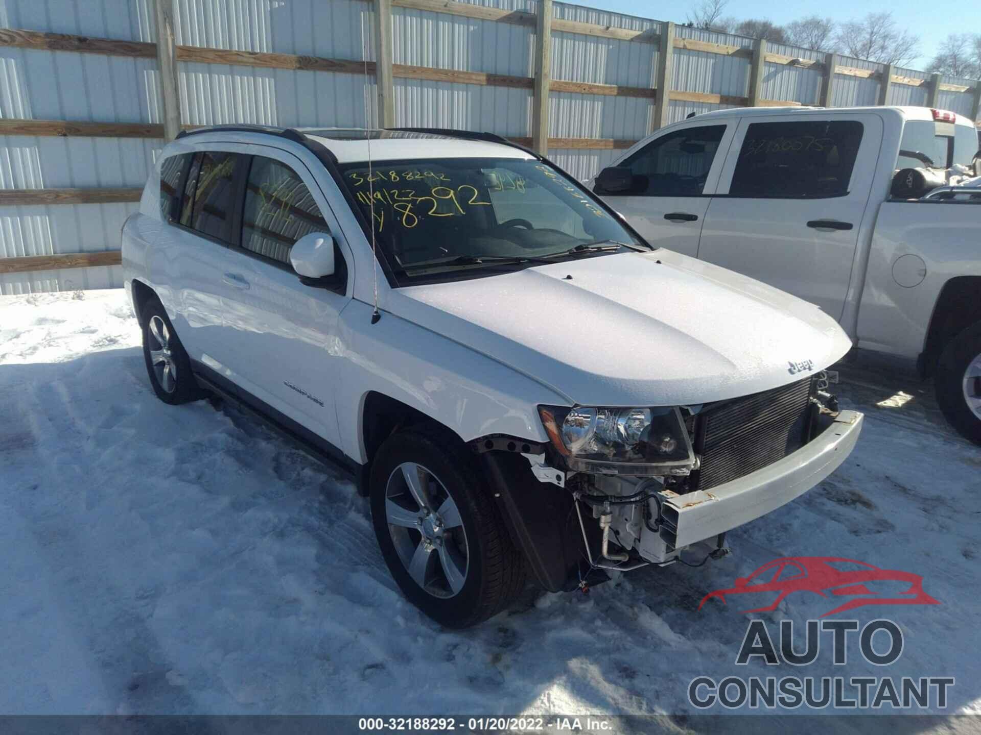 JEEP COMPASS 2017 - 1C4NJDEB8HD154805