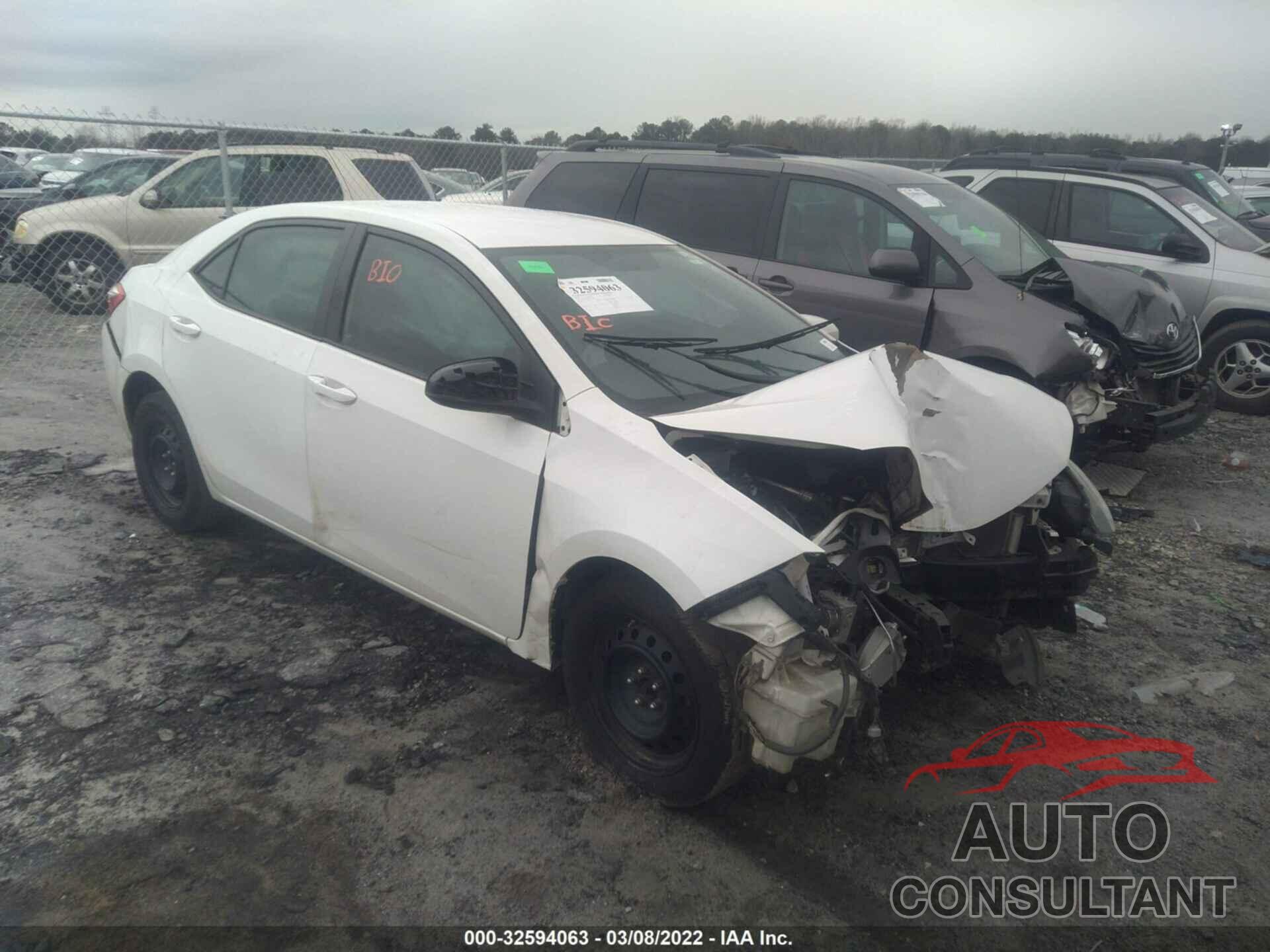 TOYOTA COROLLA 2016 - 2T1BURHE8GC701838