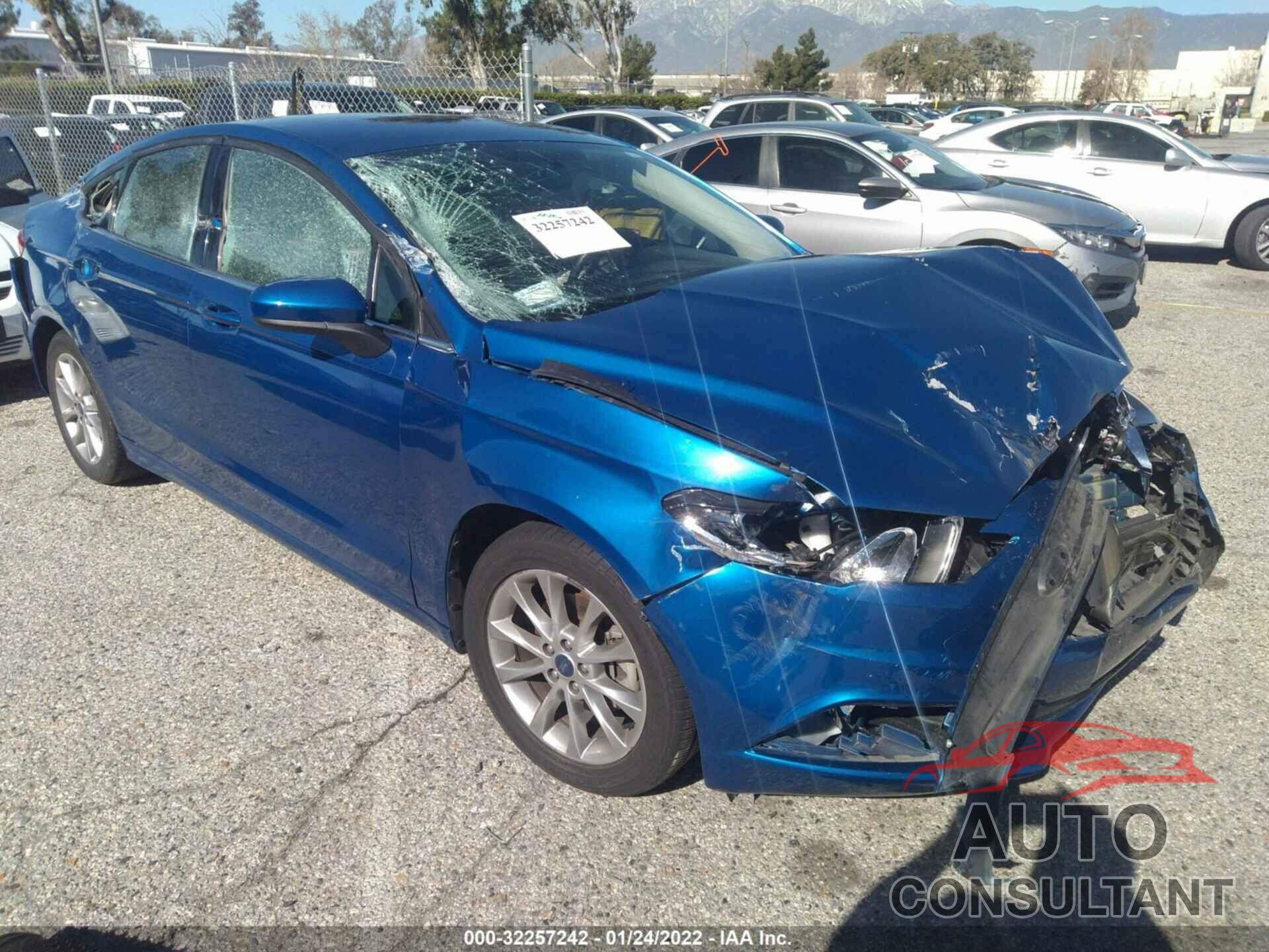 FORD FUSION 2017 - 3FA6P0H75HR207086