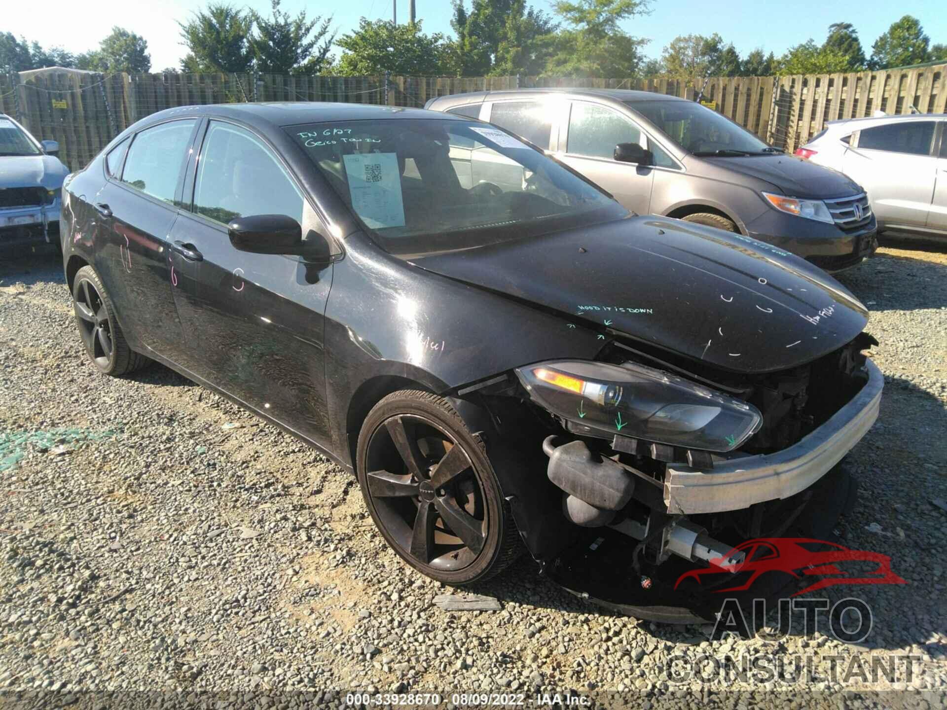 DODGE DART 2016 - 1C3CDFBBXGD505490