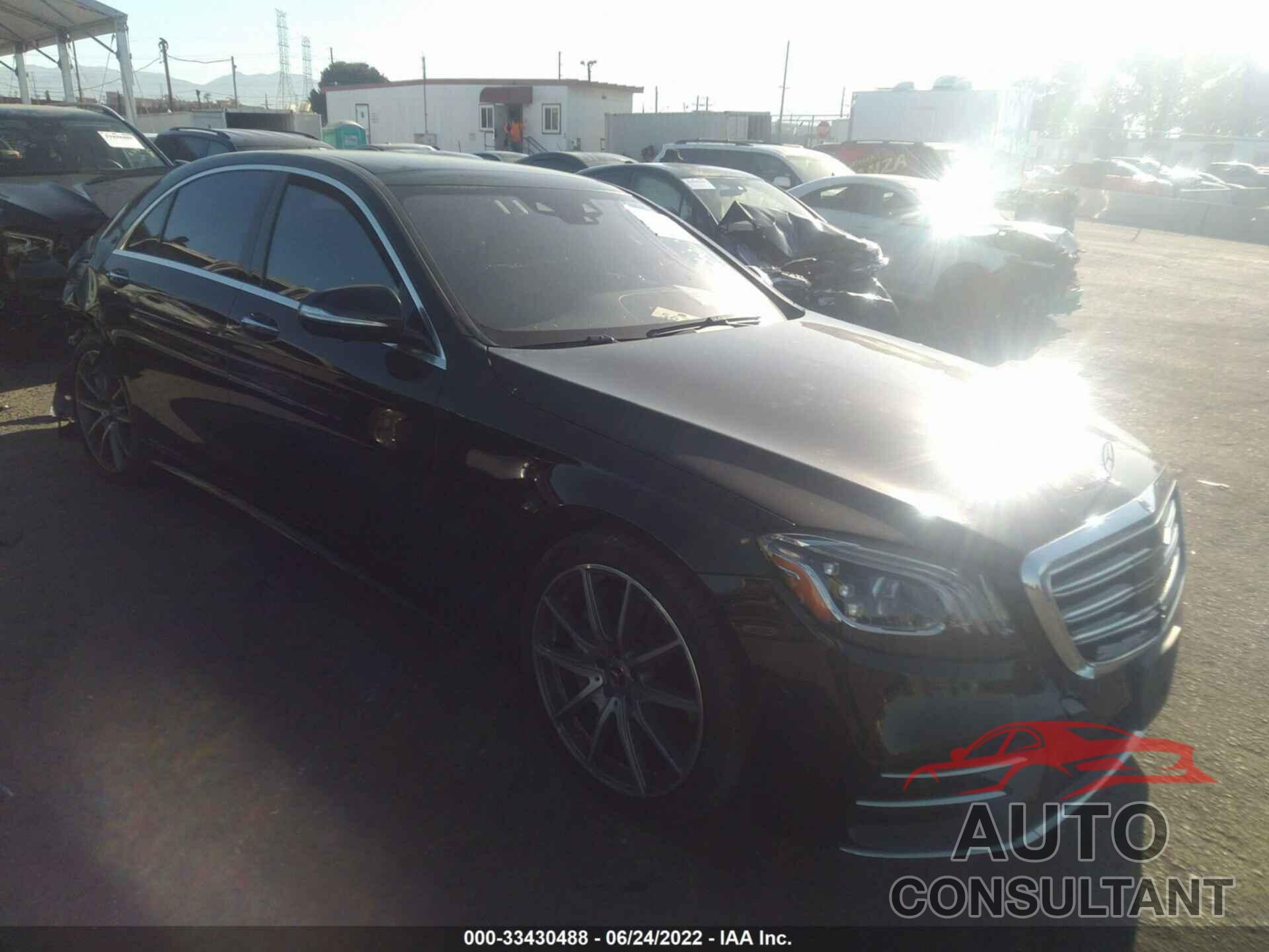 MERCEDES-BENZ S-CLASS 2019 - WDDUG8DB9KA486317