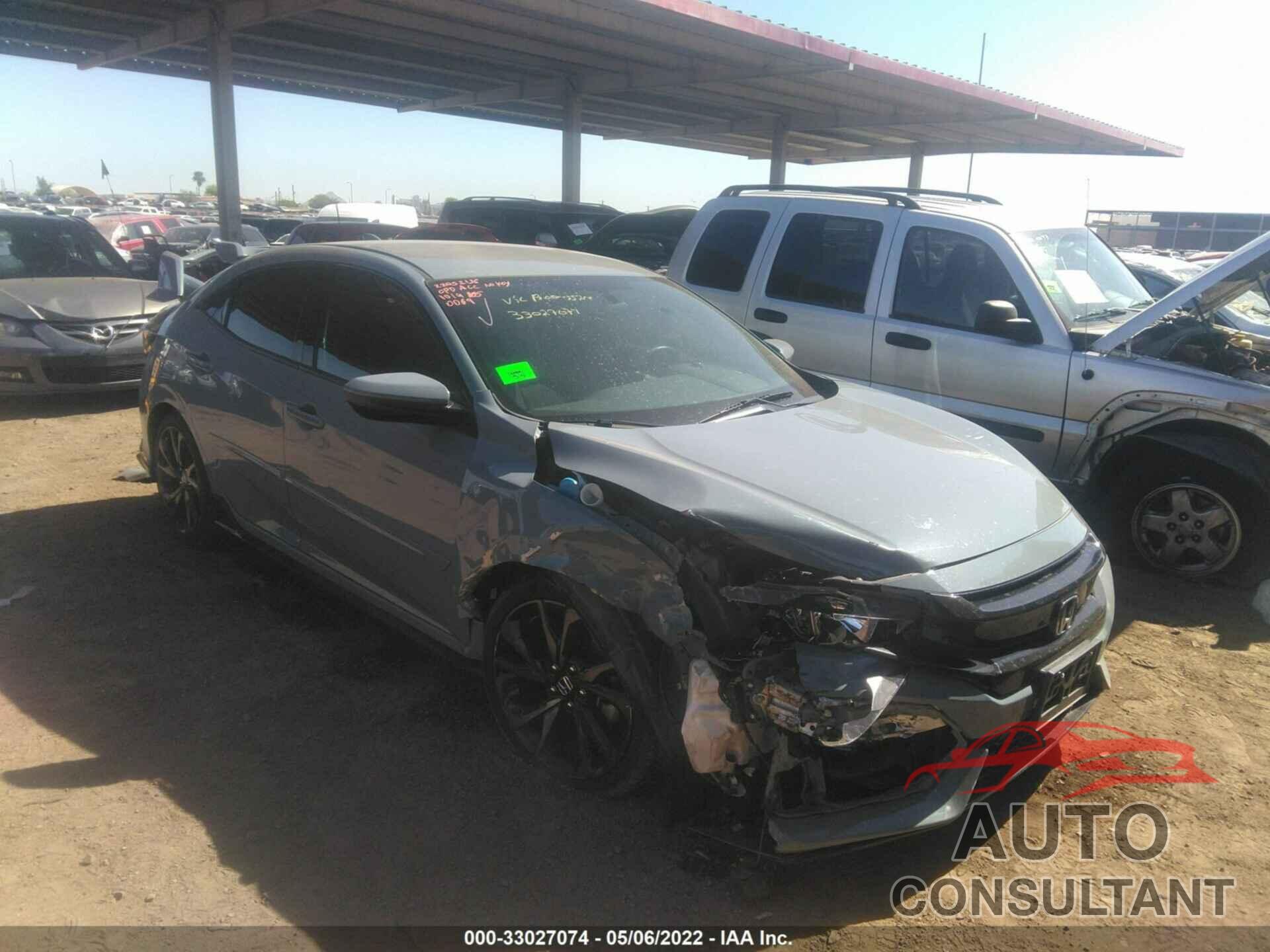 HONDA CIVIC HATCHBACK 2017 - SHHFK7H45HU220069