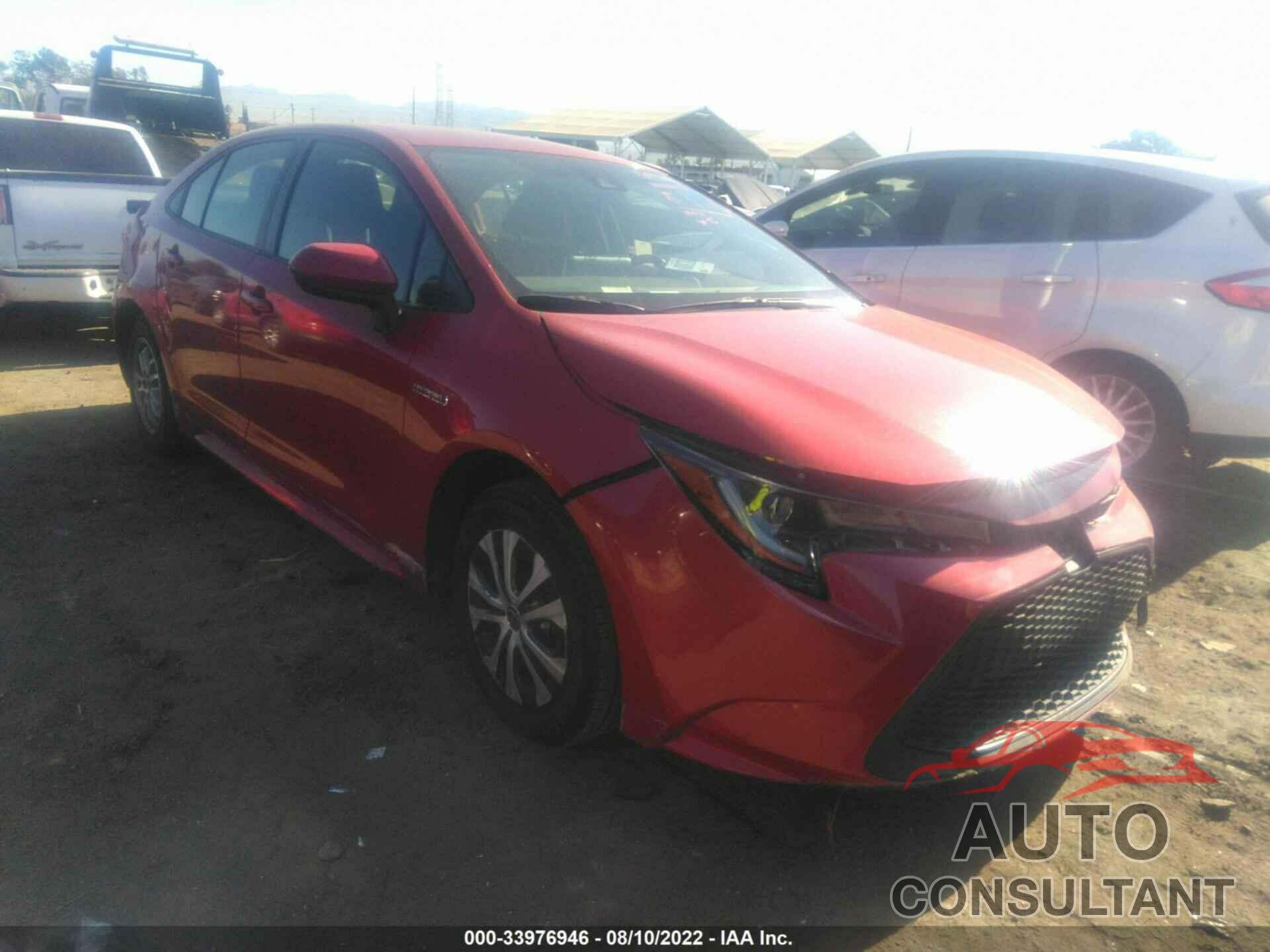 TOYOTA COROLLA 2021 - JTDEAMDE3MJ011137