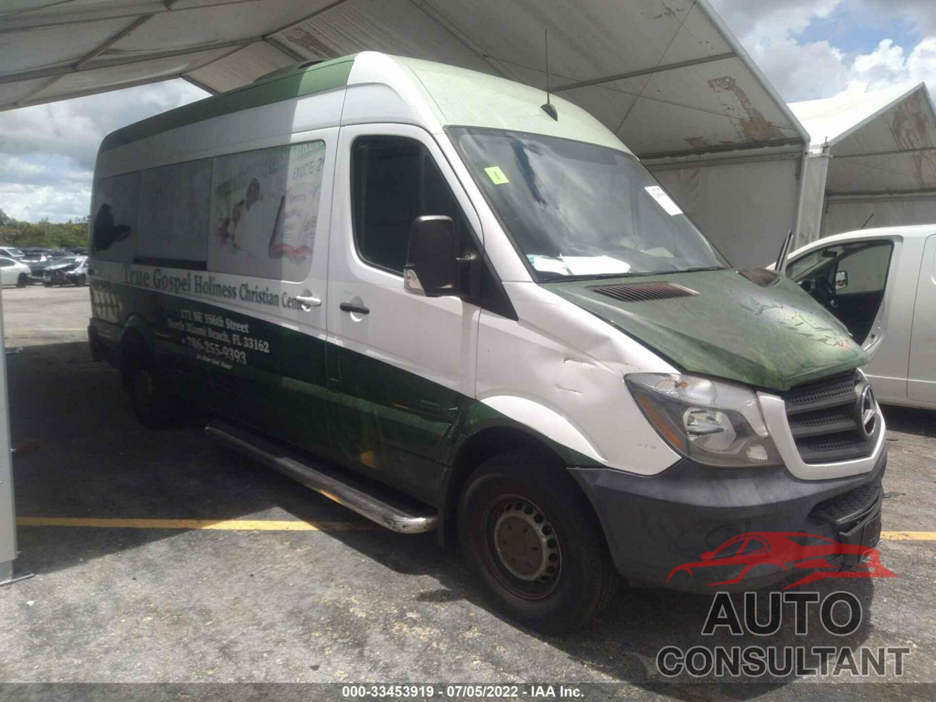 MERCEDES-BENZ SPRINTER PASSENGER VANS 2016 - WDZPE8DD3GP191863