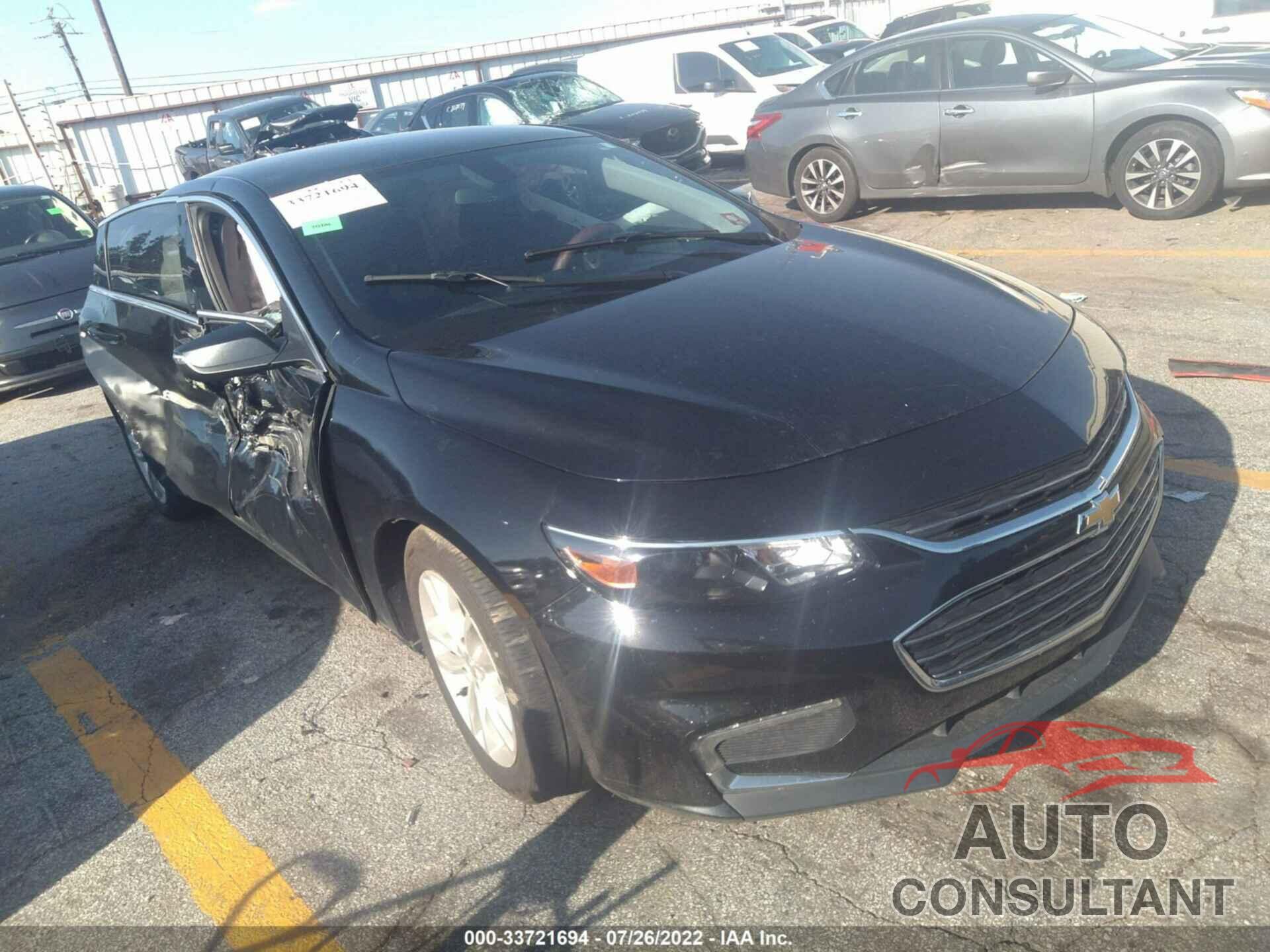 CHEVROLET MALIBU 2017 - 1G1ZE5ST9HF130986
