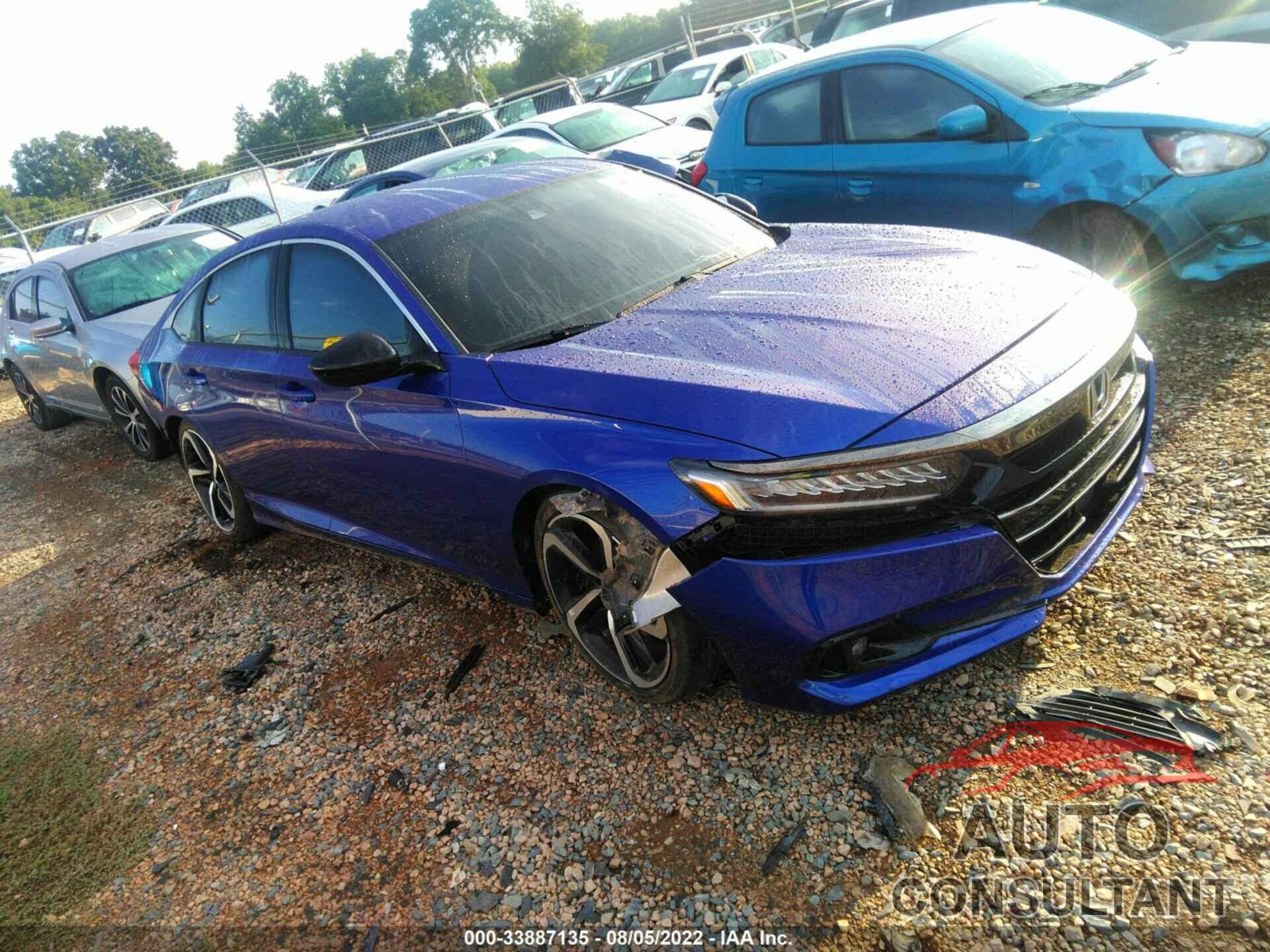 HONDA ACCORD SEDAN 2022 - 1HGCV1F33NA042820