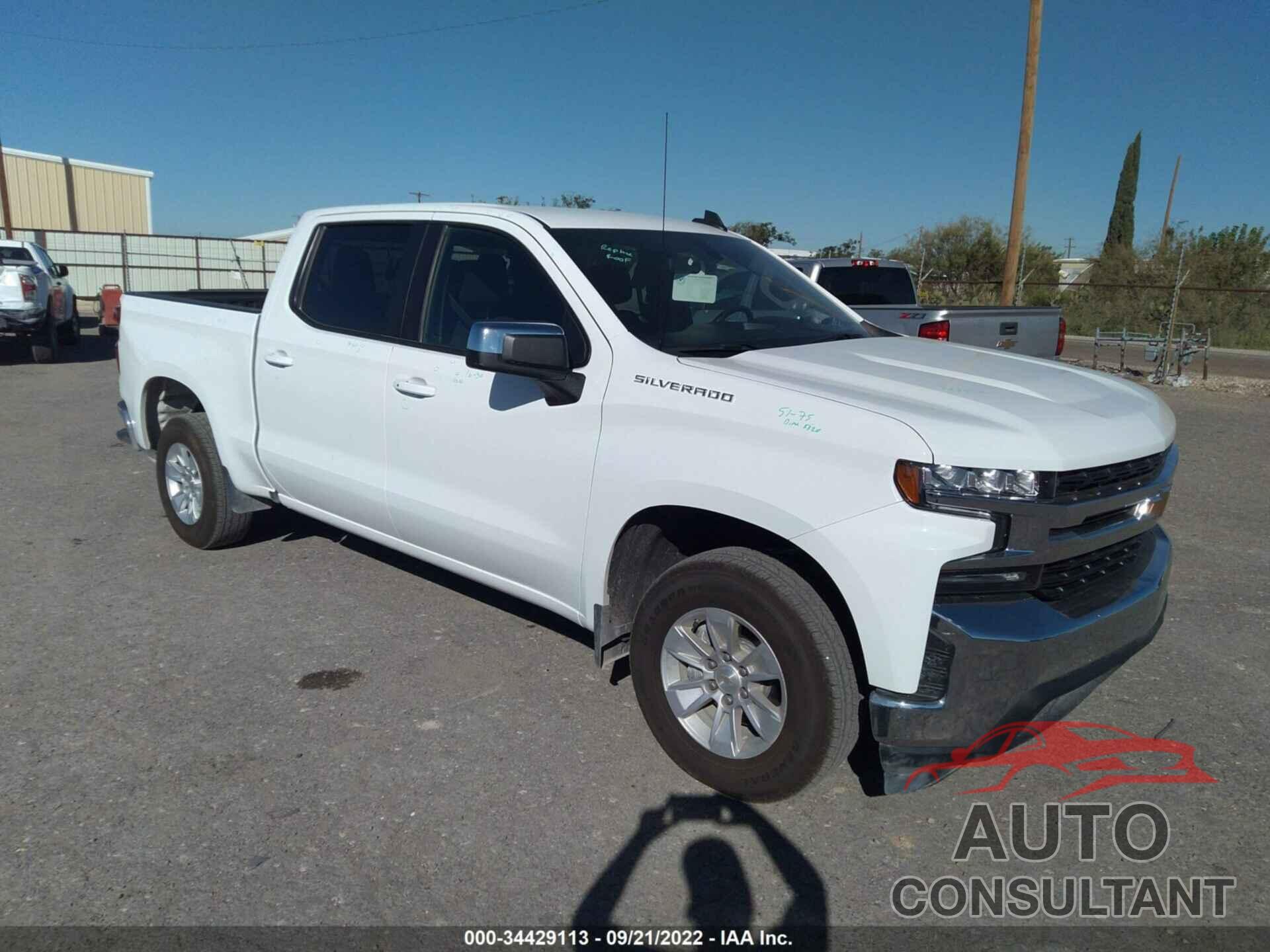CHEVROLET SILVERADO 1500 2021 - 1GCPWCED1MZ247054