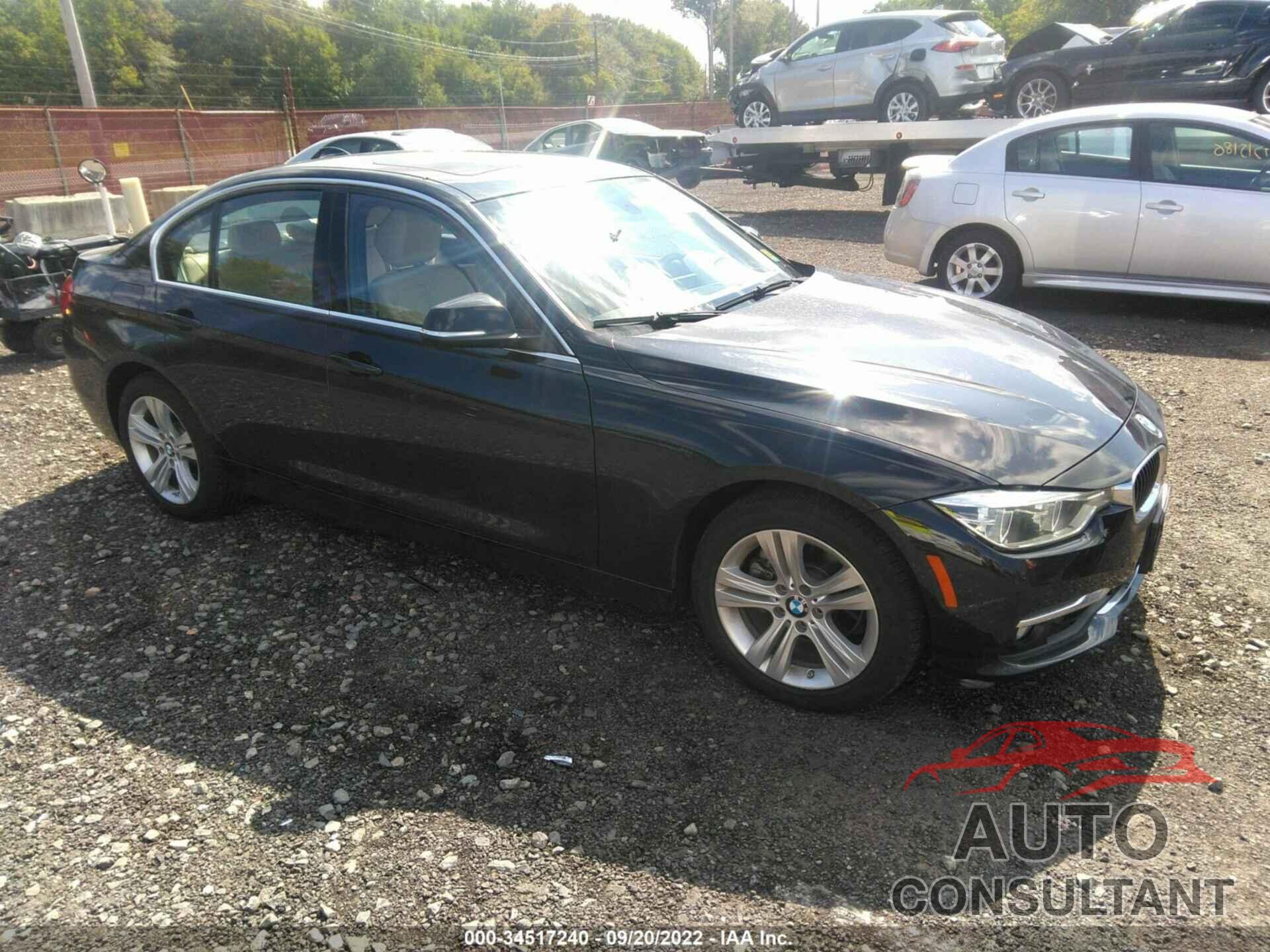 BMW 3 SERIES 2017 - WBA8D9G50HNU59652