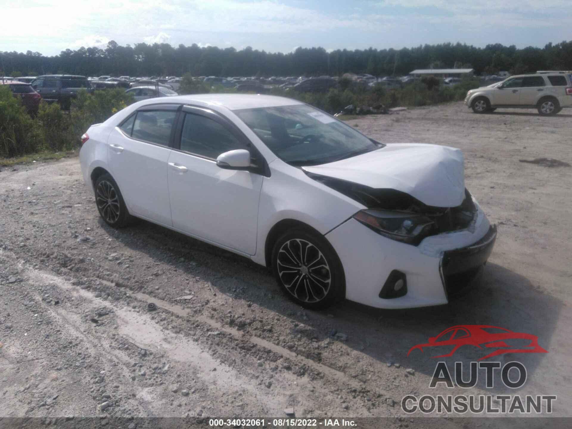 TOYOTA COROLLA 2016 - 2T1BURHEXGC707611