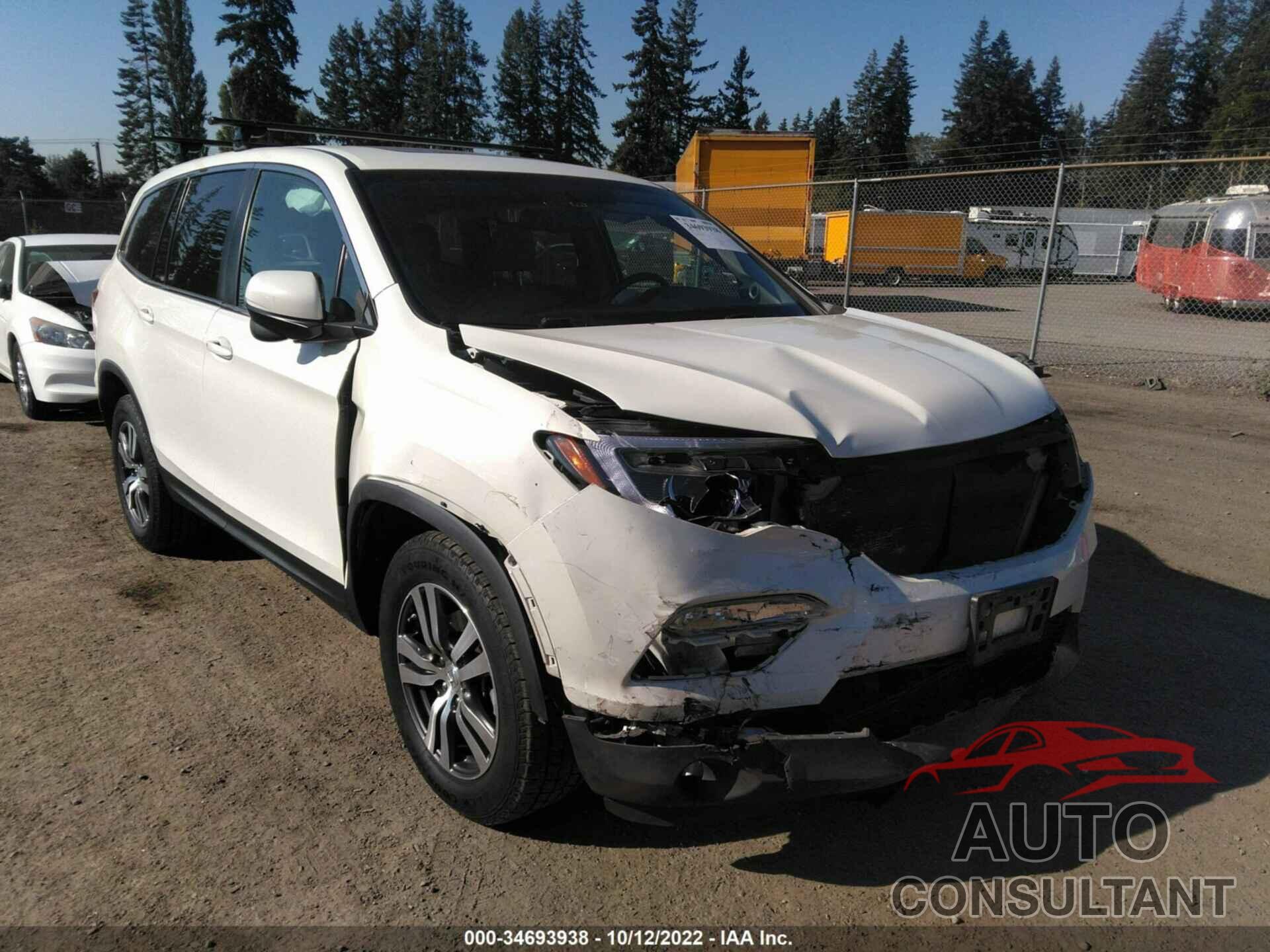 HONDA PILOT 2017 - 5FNYF6H58HB046855