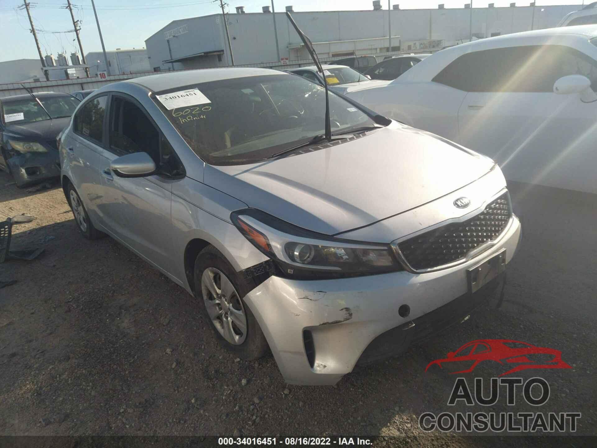 KIA FORTE 2017 - 3KPFL4A74HE060967