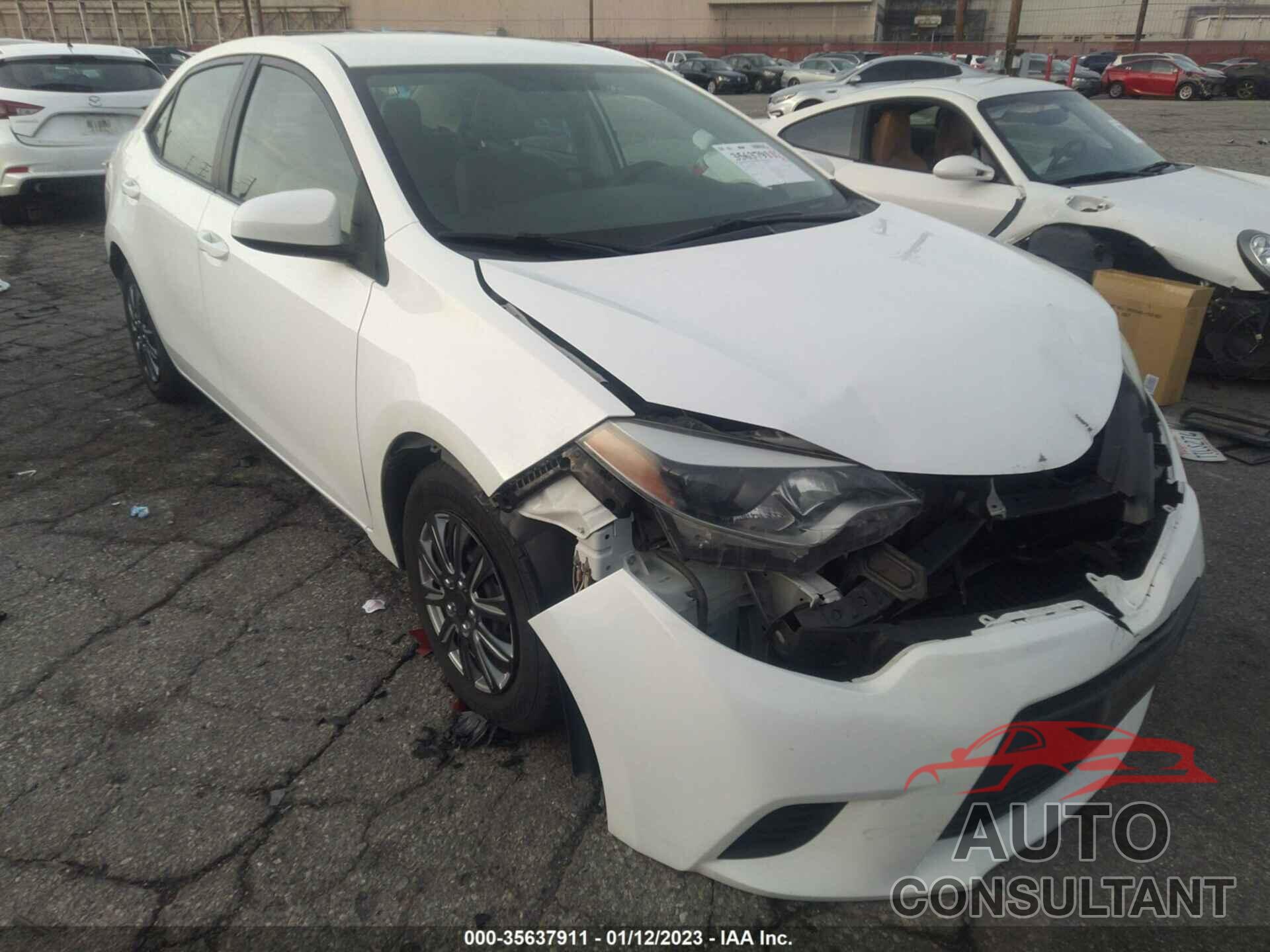 TOYOTA COROLLA 2016 - 5YFBURHE1GP500394