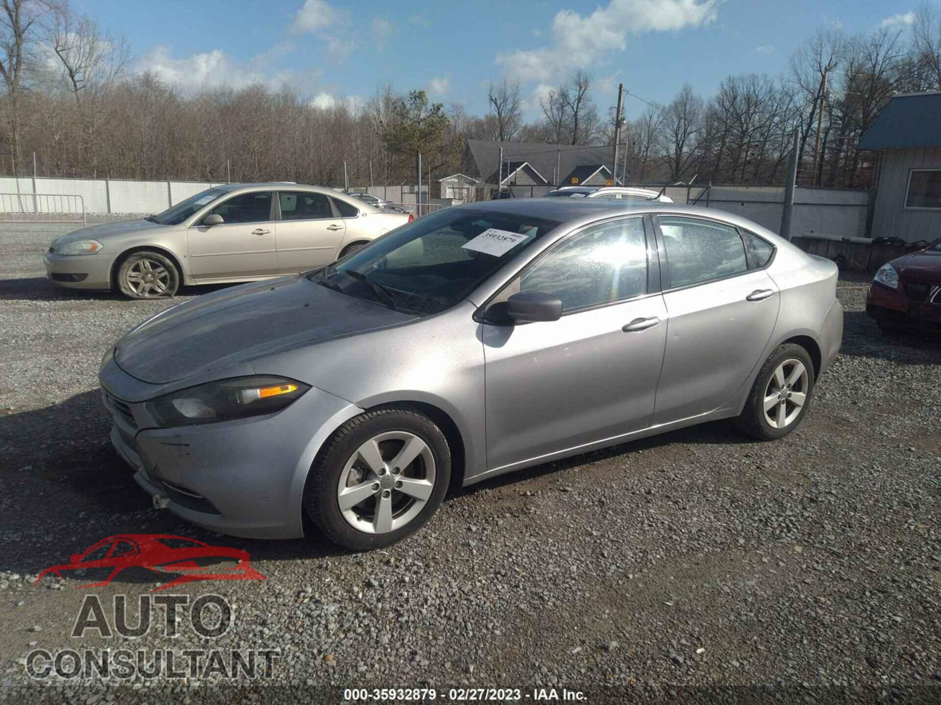 DODGE DART 2015 - 1C3CDFBB2FD128622