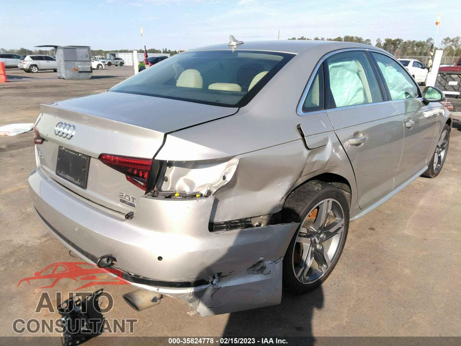 AUDI A4 2017 - WAUENAF47HA027206