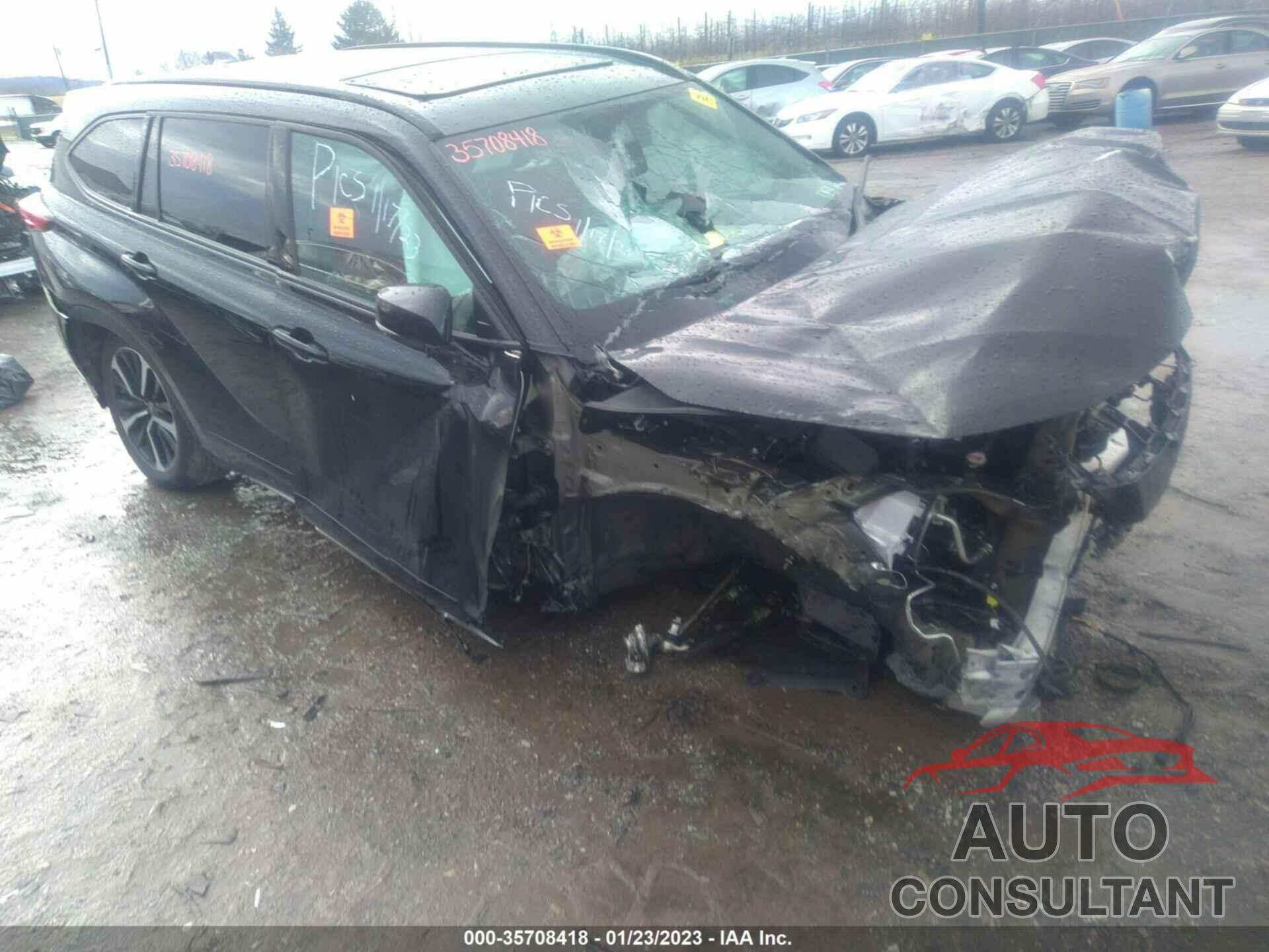 TOYOTA HIGHLANDER 2022 - 5TDLZRBH8NS207217