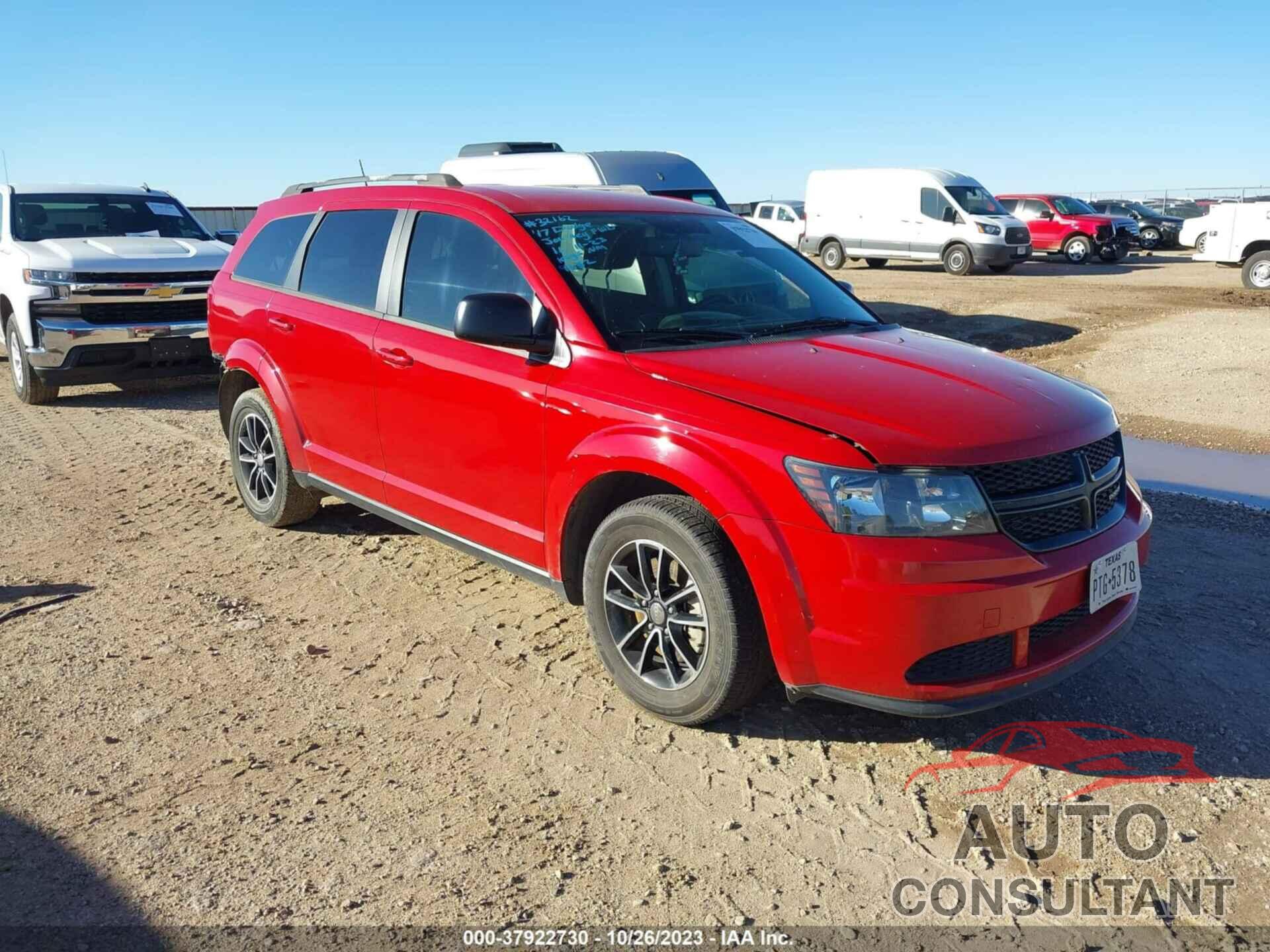 DODGE JOURNEY 2017 - 3C4PDCAB3HT609652