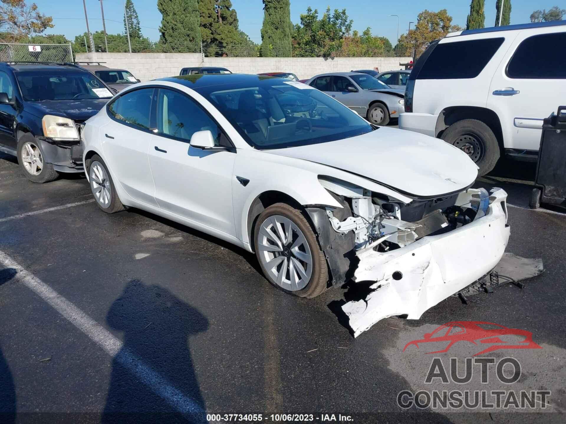 TESLA MODEL 3 2022 - 5YJ3E1EA0NF257500