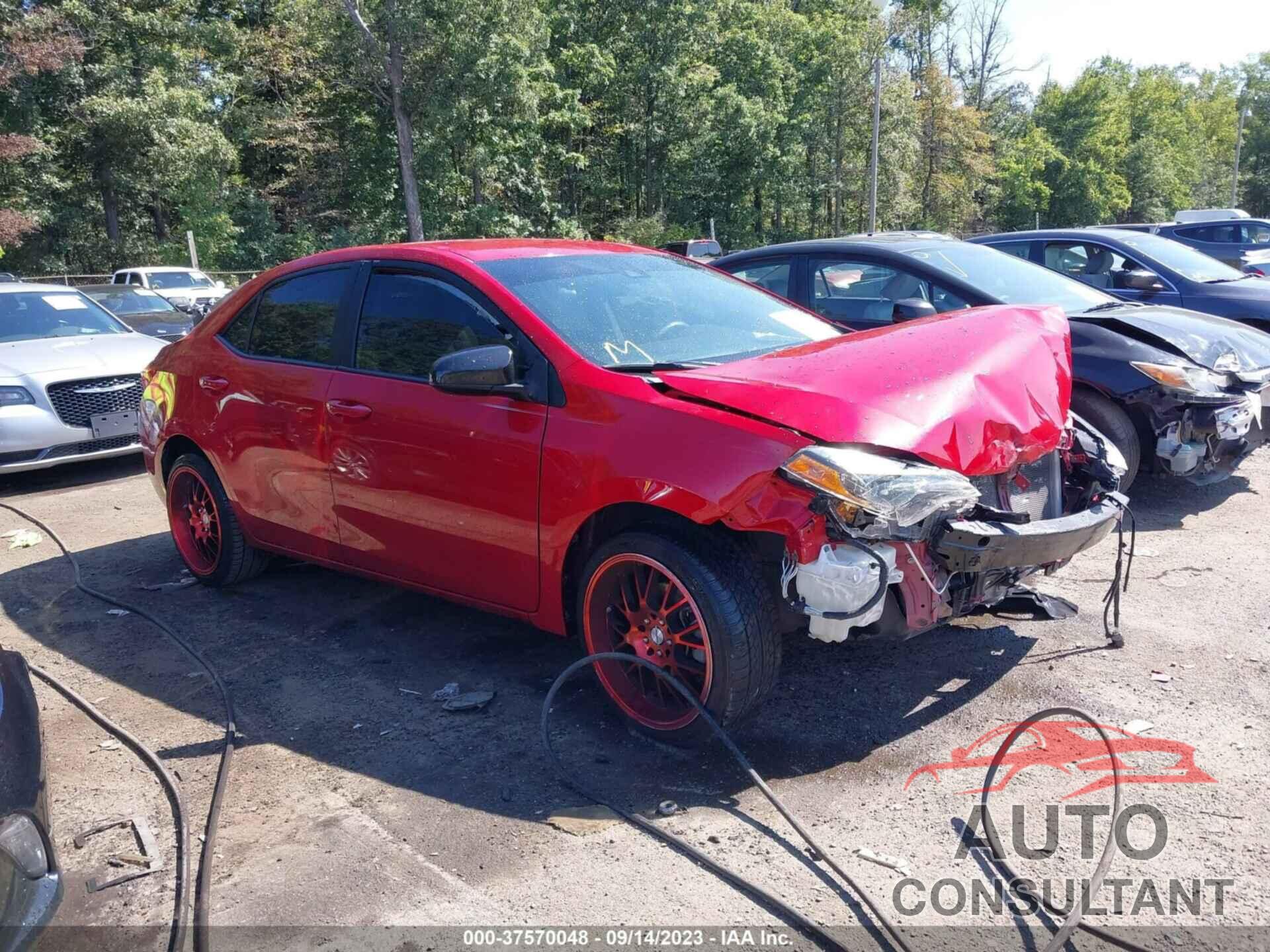 TOYOTA COROLLA 2019 - 2T1BURHE7KC181317