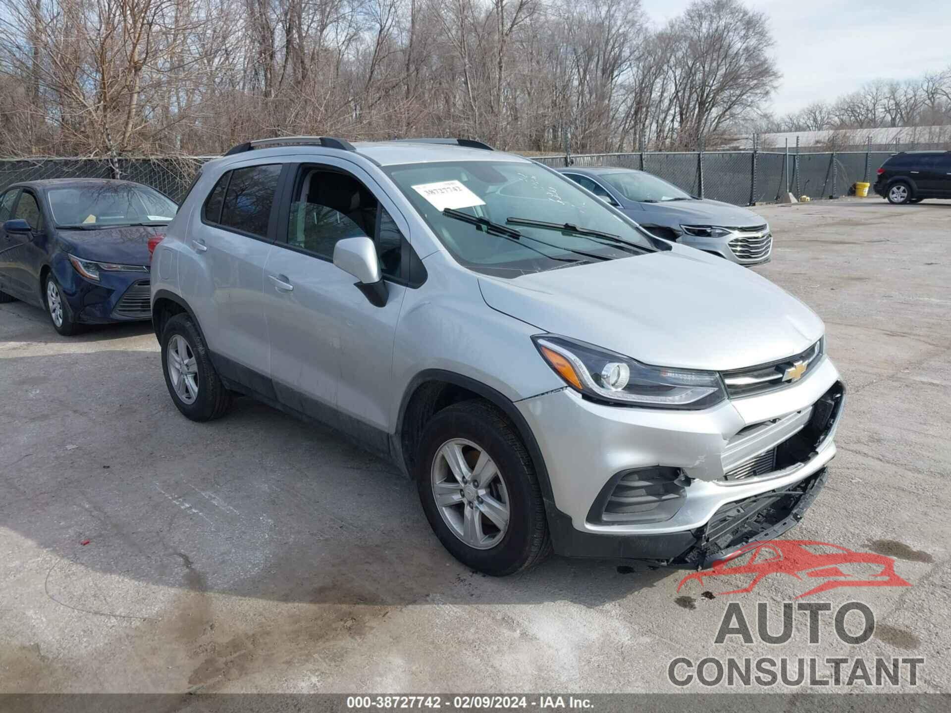 CHEVROLET TRAX 2022 - KL7CJPSM3NB526800