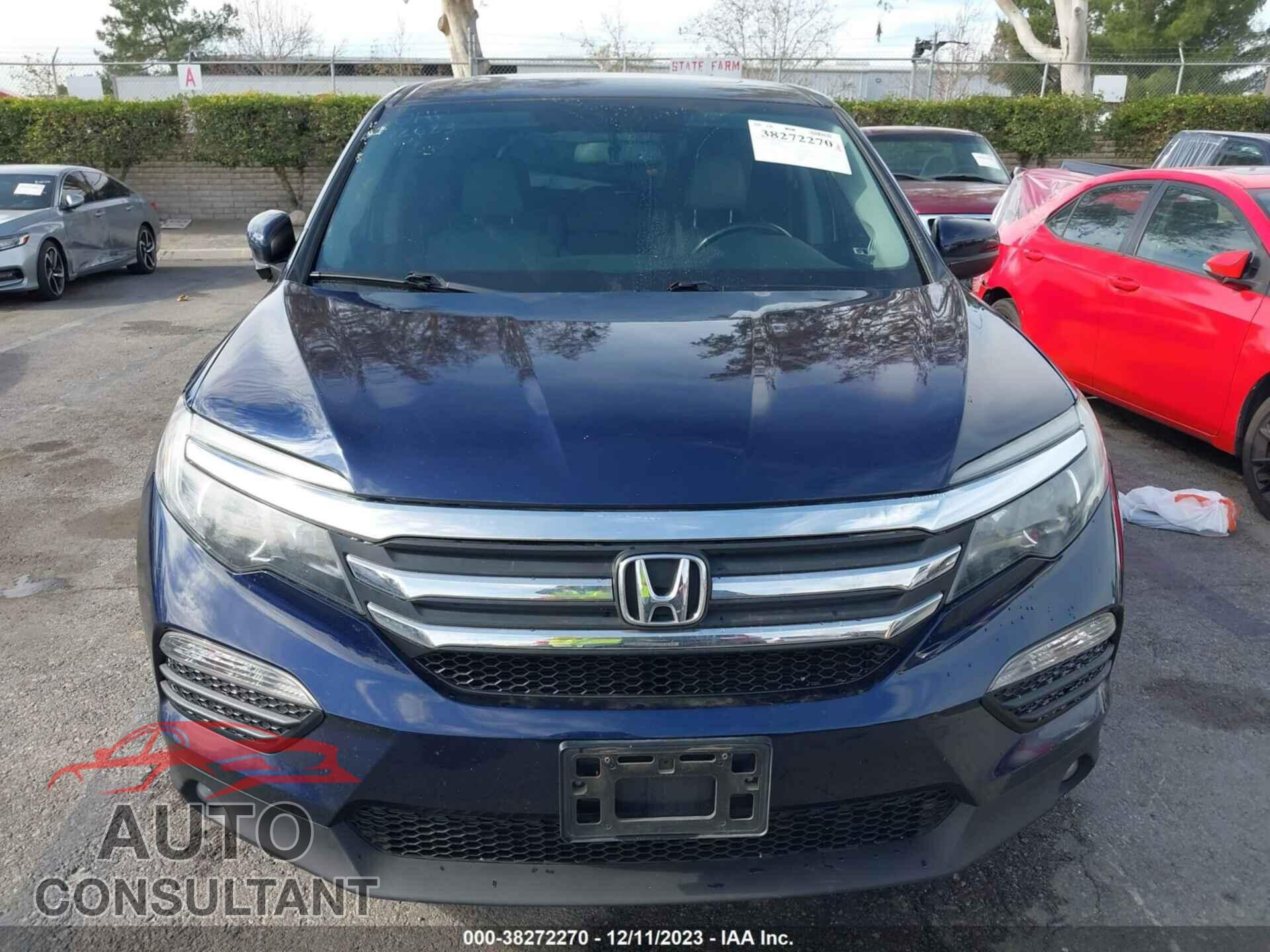 HONDA PILOT 2017 - 5FNYF5H50HB024892