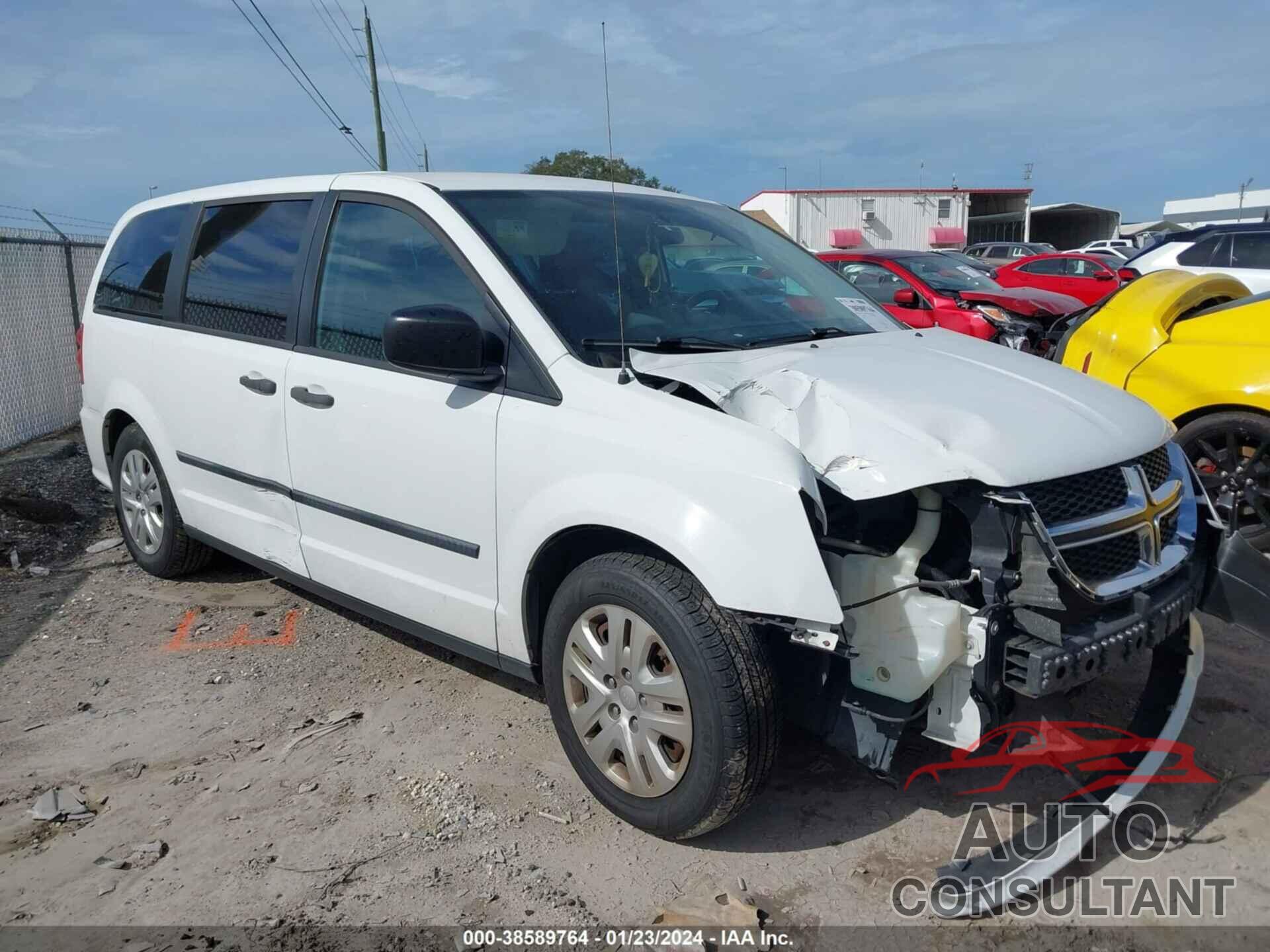 DODGE GRAND CARAVAN 2016 - 2C4RDGBG5GR256603