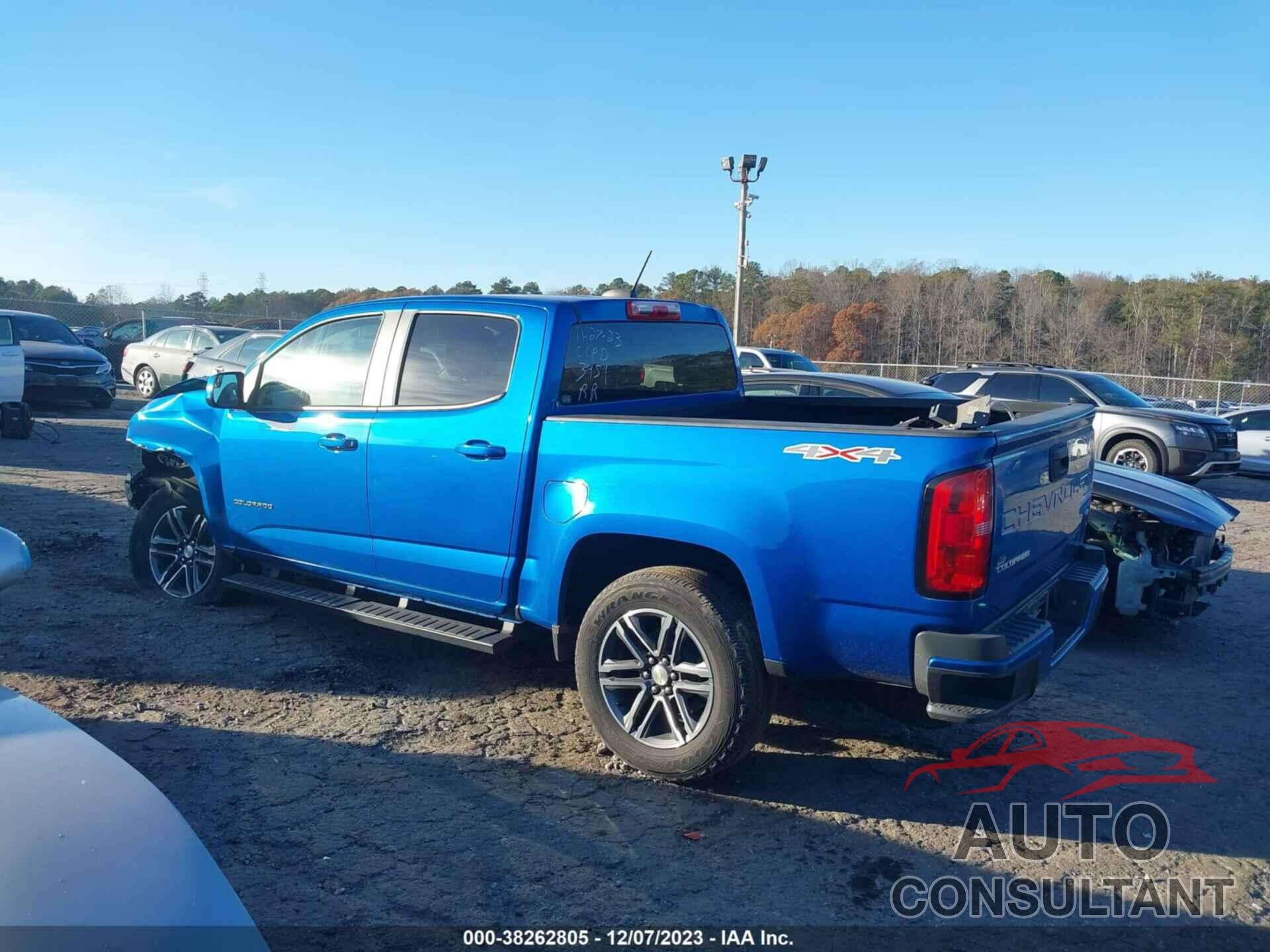 CHEVROLET COLORADO 2021 - 1GCGTBEN0M1193451