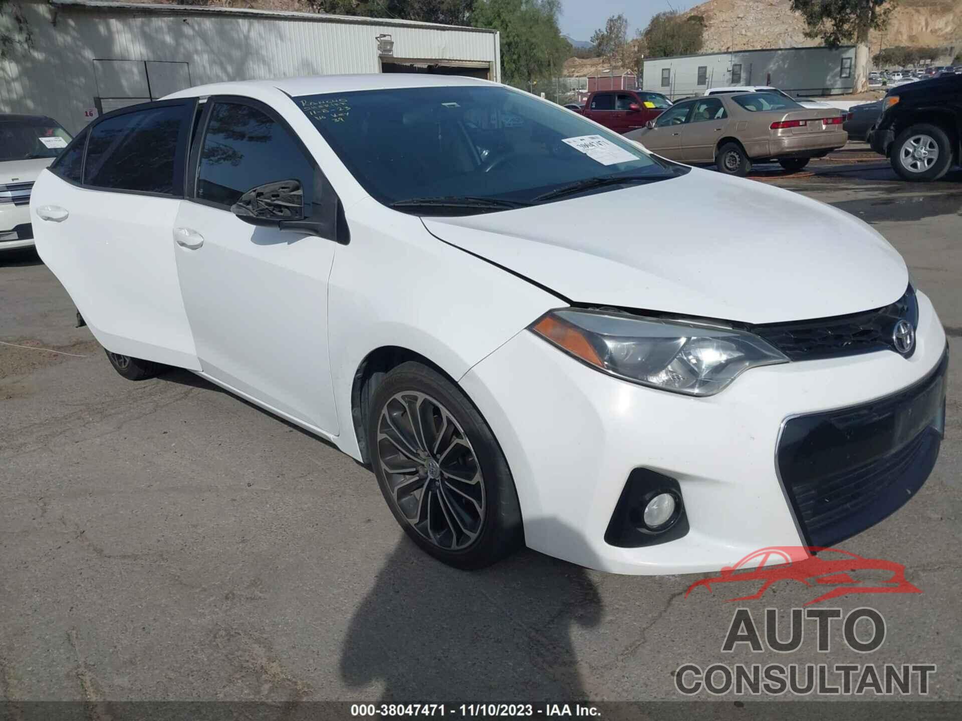 TOYOTA COROLLA 2016 - 2T1BURHE4GC723643