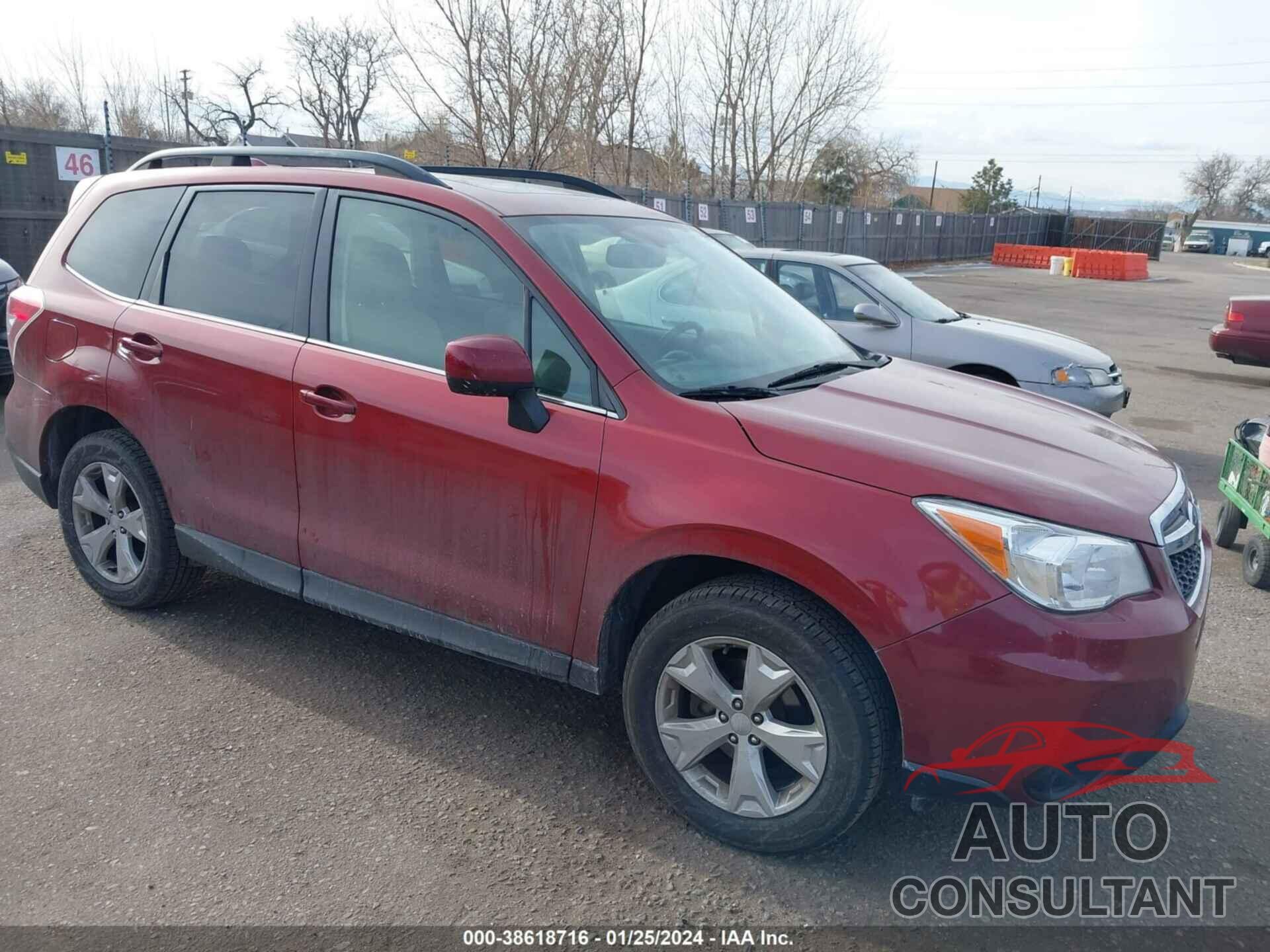 SUBARU FORESTER 2016 - JF2SJAHC9GH490994