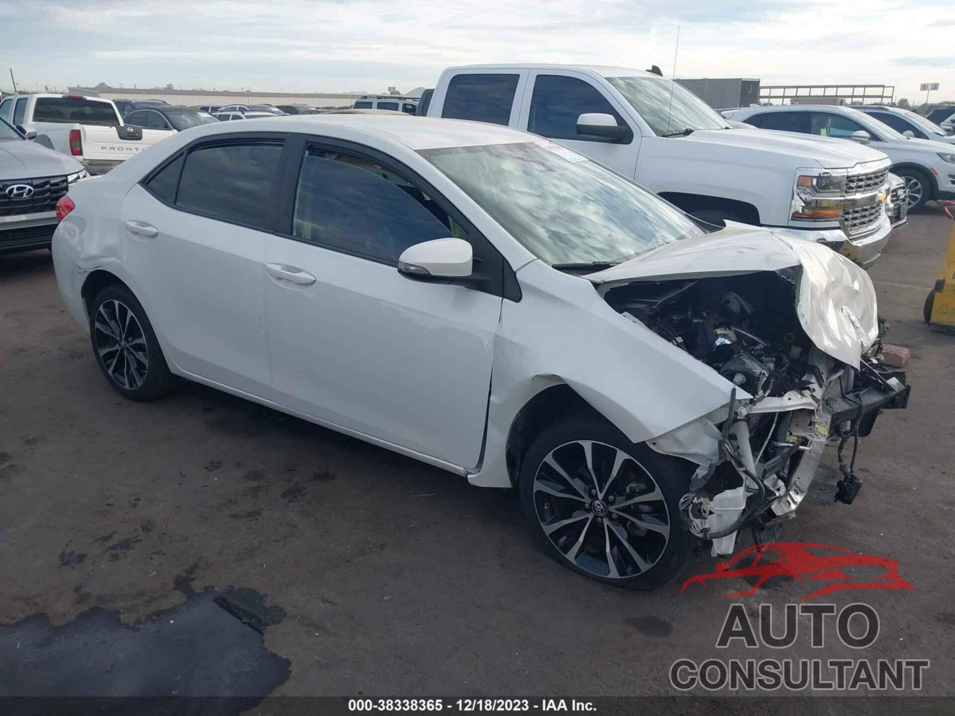 TOYOTA COROLLA 2019 - 5YFBURHE9KP887740