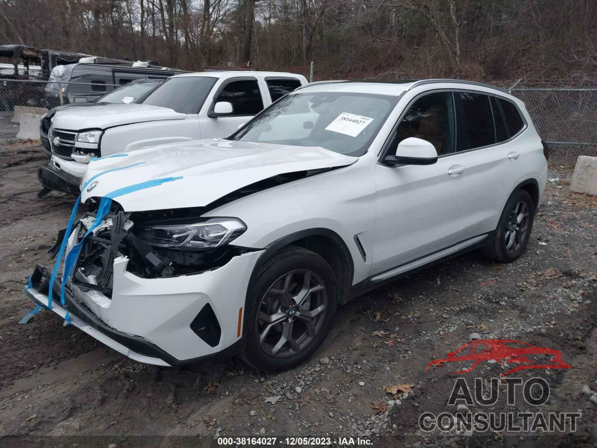 BMW X3 2022 - 5UX53DP08N9J79352