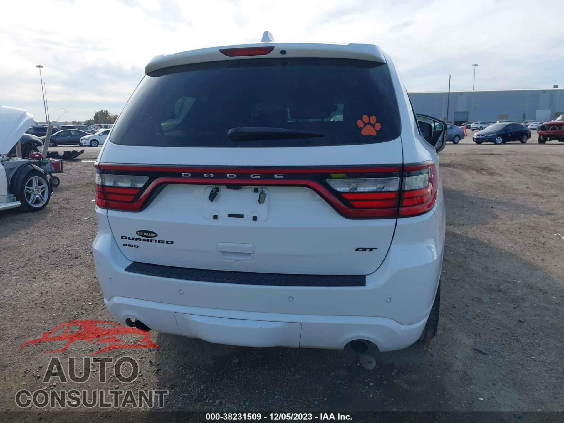 DODGE DURANGO 2017 - 1C4RDJDGXHC817396