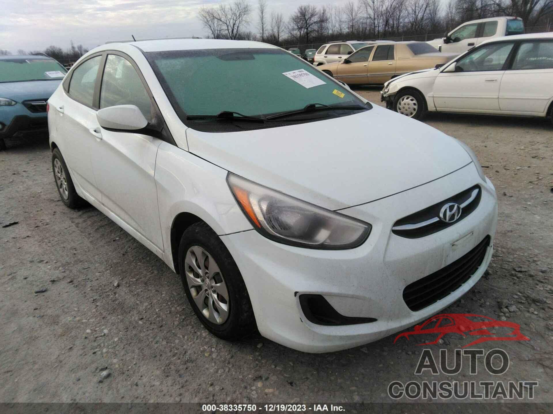 HYUNDAI ACCENT 2015 - KMHCT4AE9FU849613