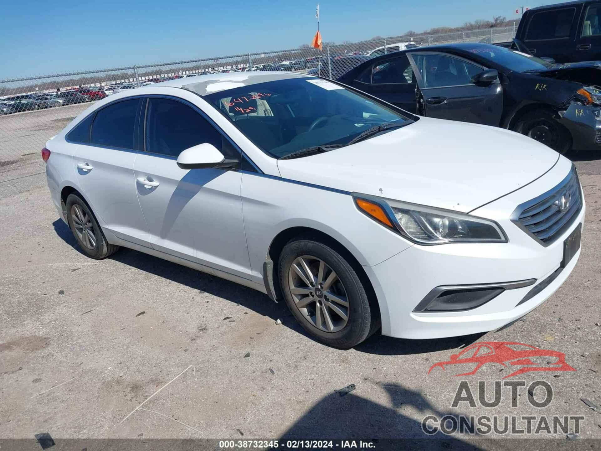 HYUNDAI SONATA 2016 - 5NPE24AFXGH382769