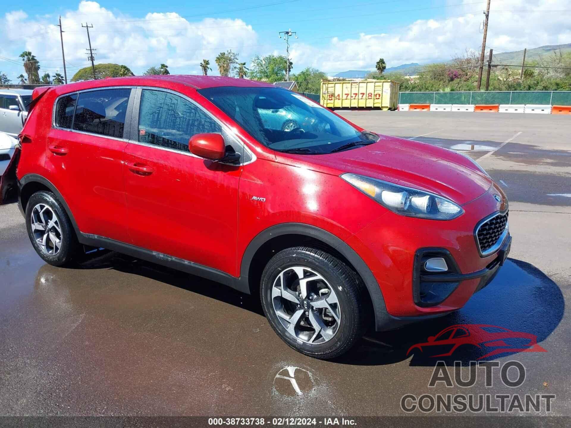 KIA SPORTAGE 2022 - KNDPMCAC8N7009685