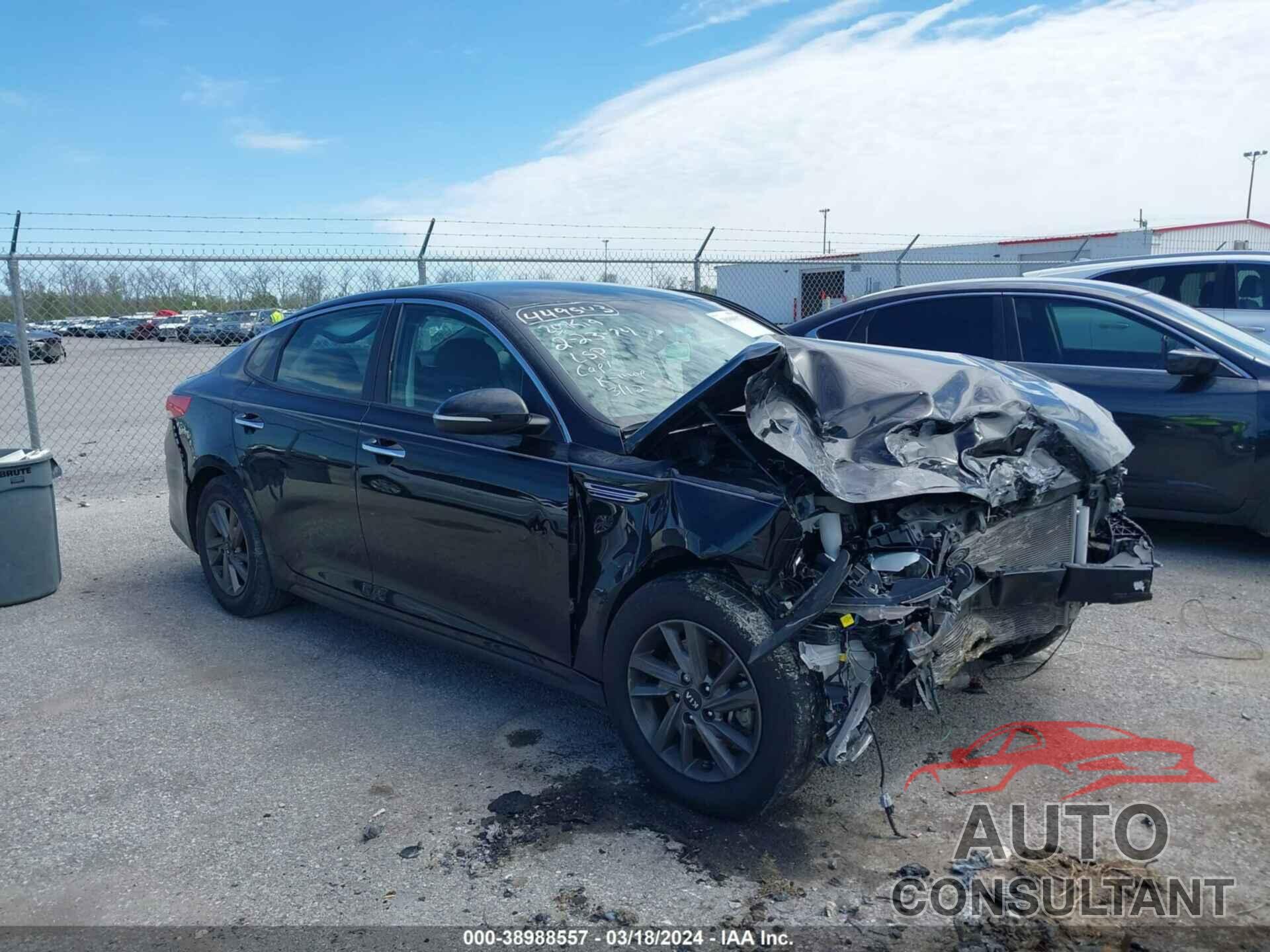 KIA OPTIMA 2020 - 5XXGT4L34LG449543