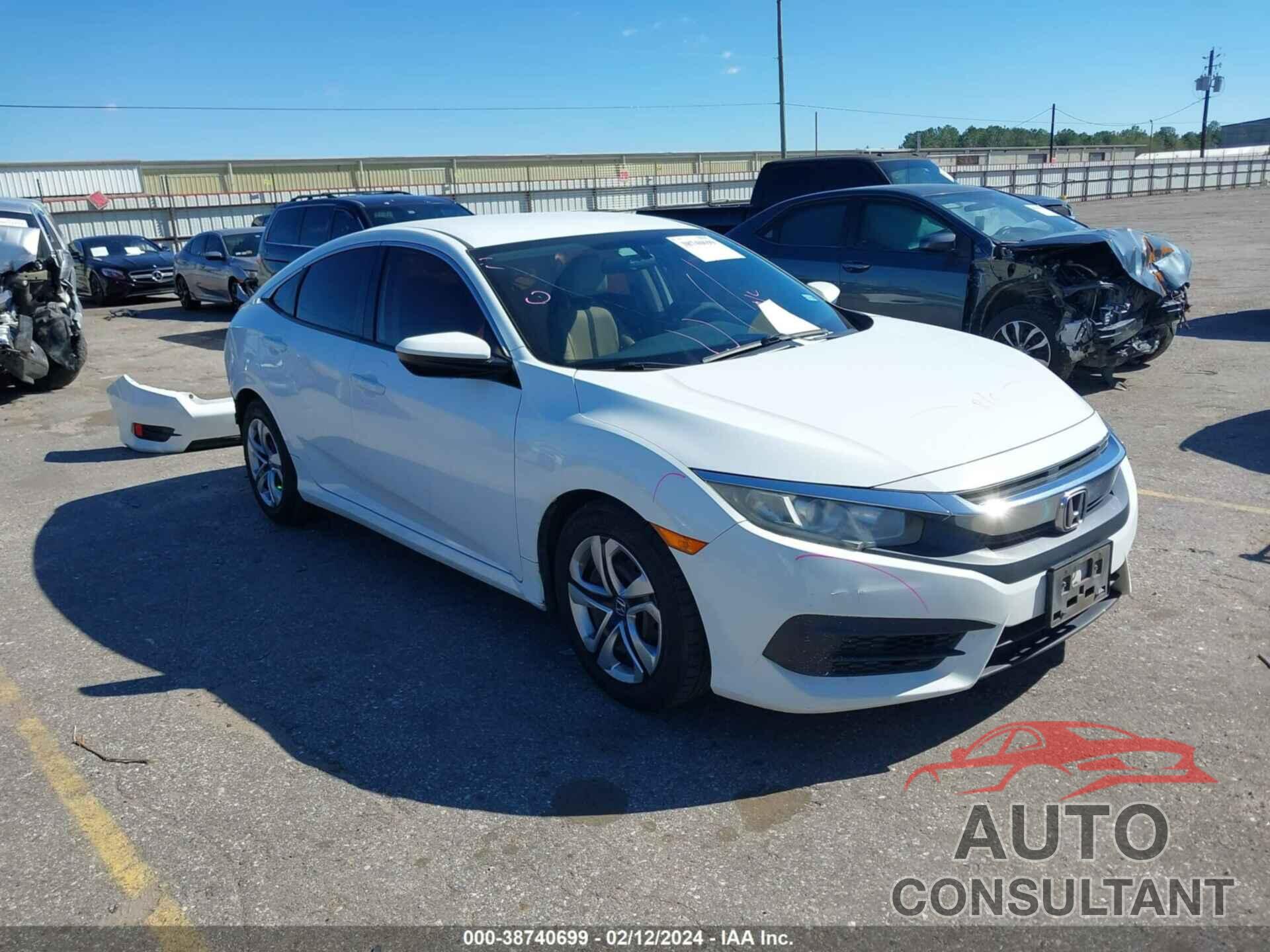 HONDA CIVIC 2017 - 19XFC2F53HE015515