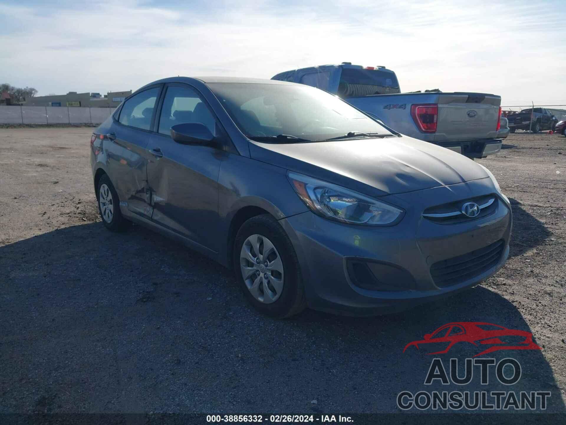 HYUNDAI ACCENT 2017 - KMHCT4AE4HU292306