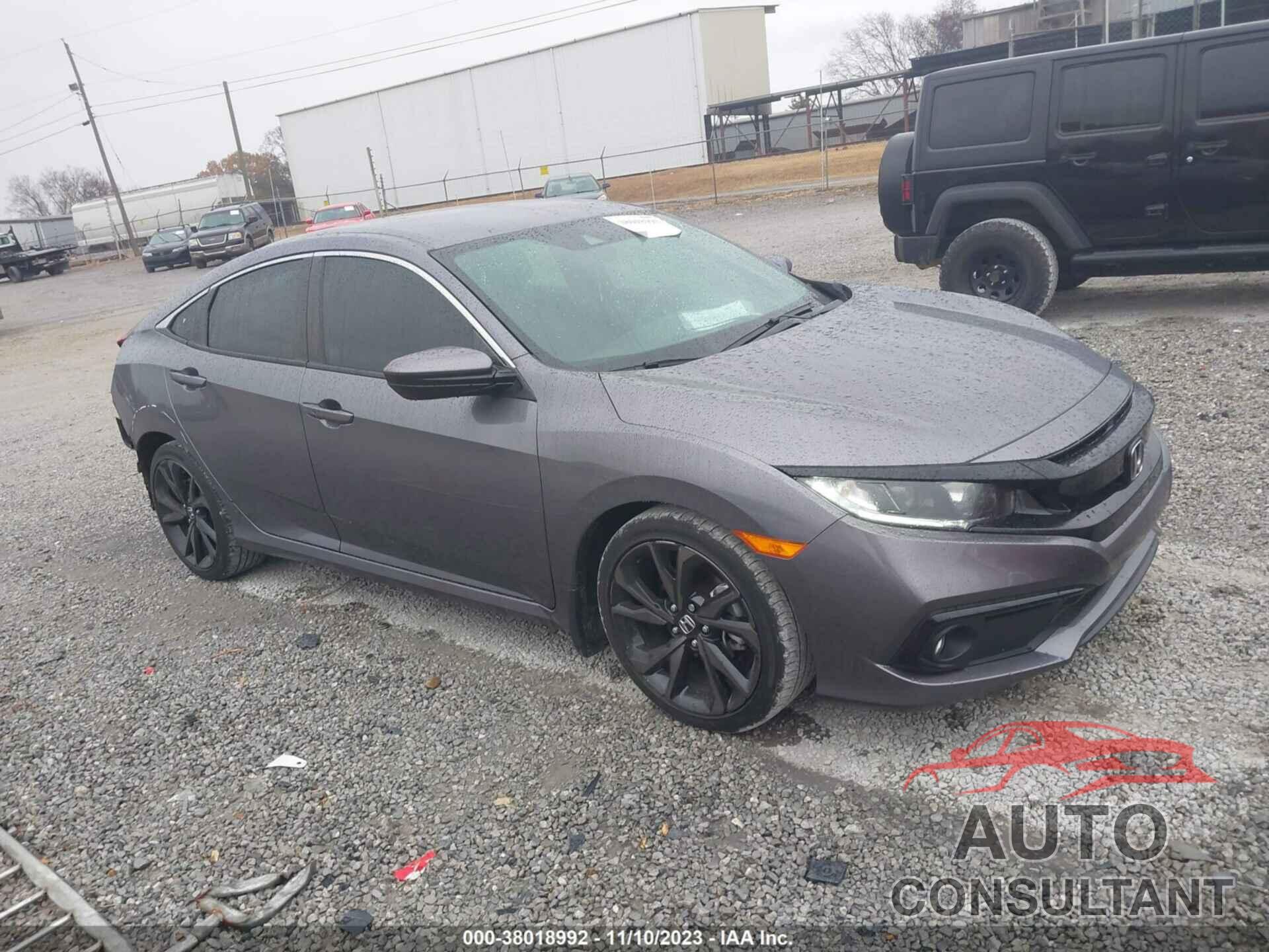 HONDA CIVIC 2020 - 19XFC2F82LE024709