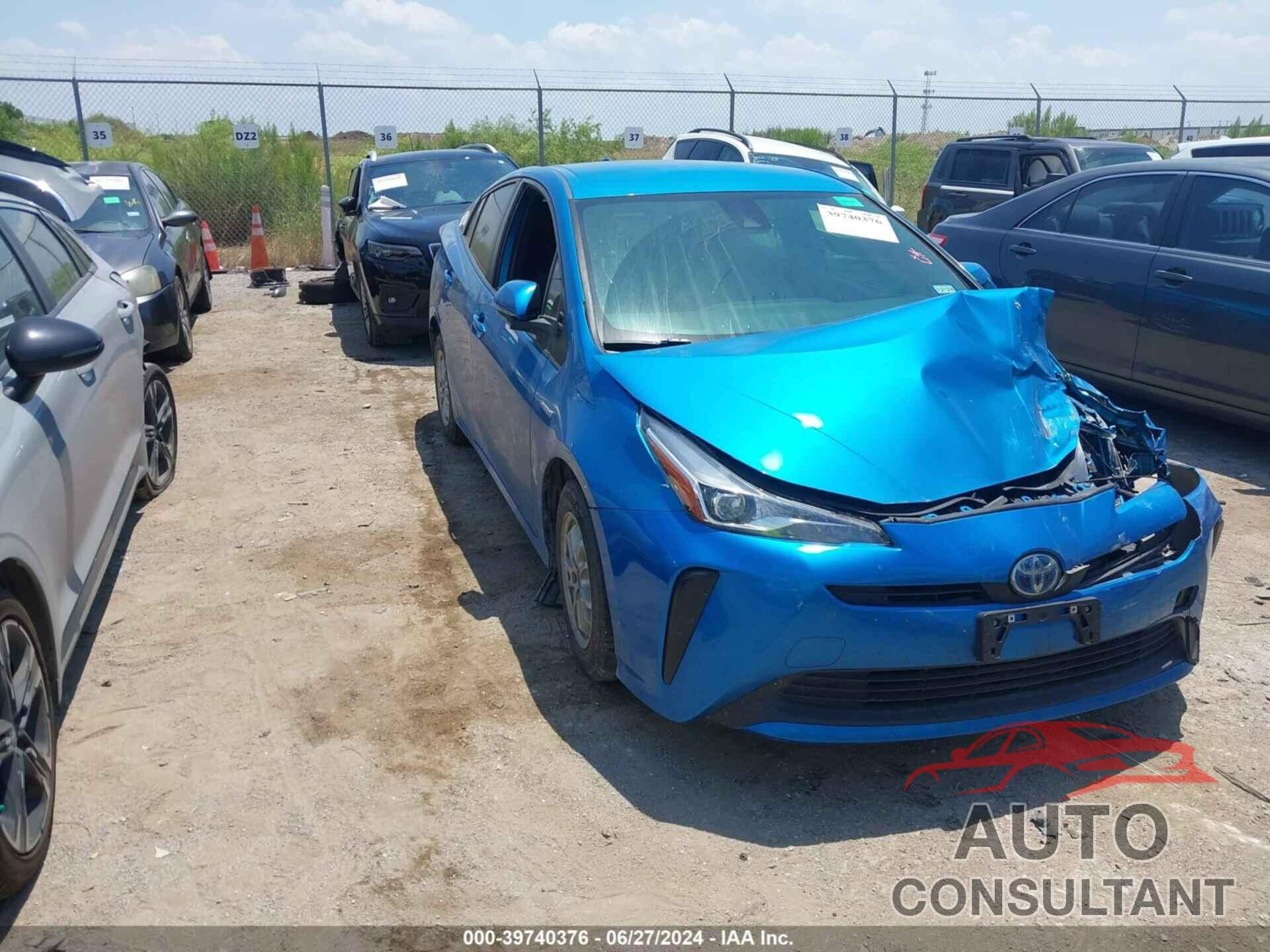 TOYOTA PRIUS 2022 - JTDKAMFUXN3162246