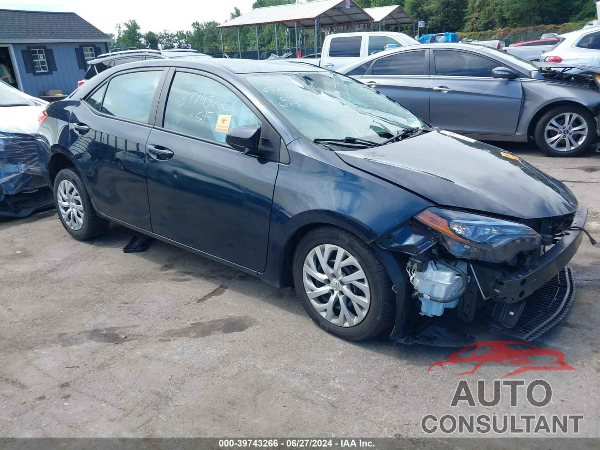 TOYOTA COROLLA 2017 - 2T1BURHEXHC857526