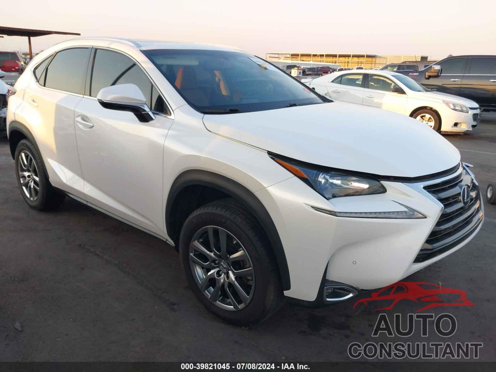 LEXUS NX 200T 2016 - JTJBARBZ5G2067436