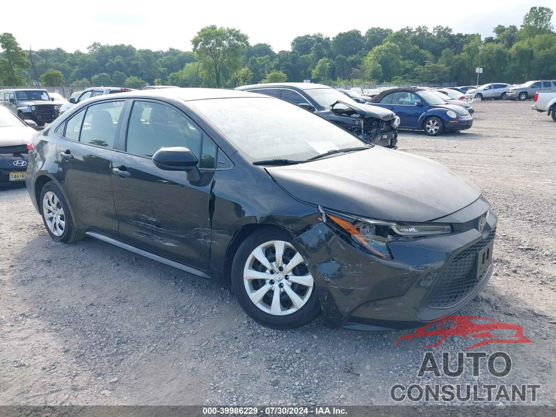 TOYOTA COROLLA 2020 - JTDEPRAE0LJ049536