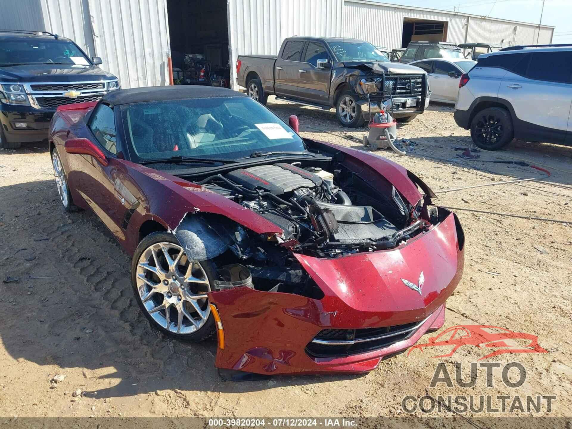 CHEVROLET CORVETTE 2016 - 1G1YM3D71G5112991