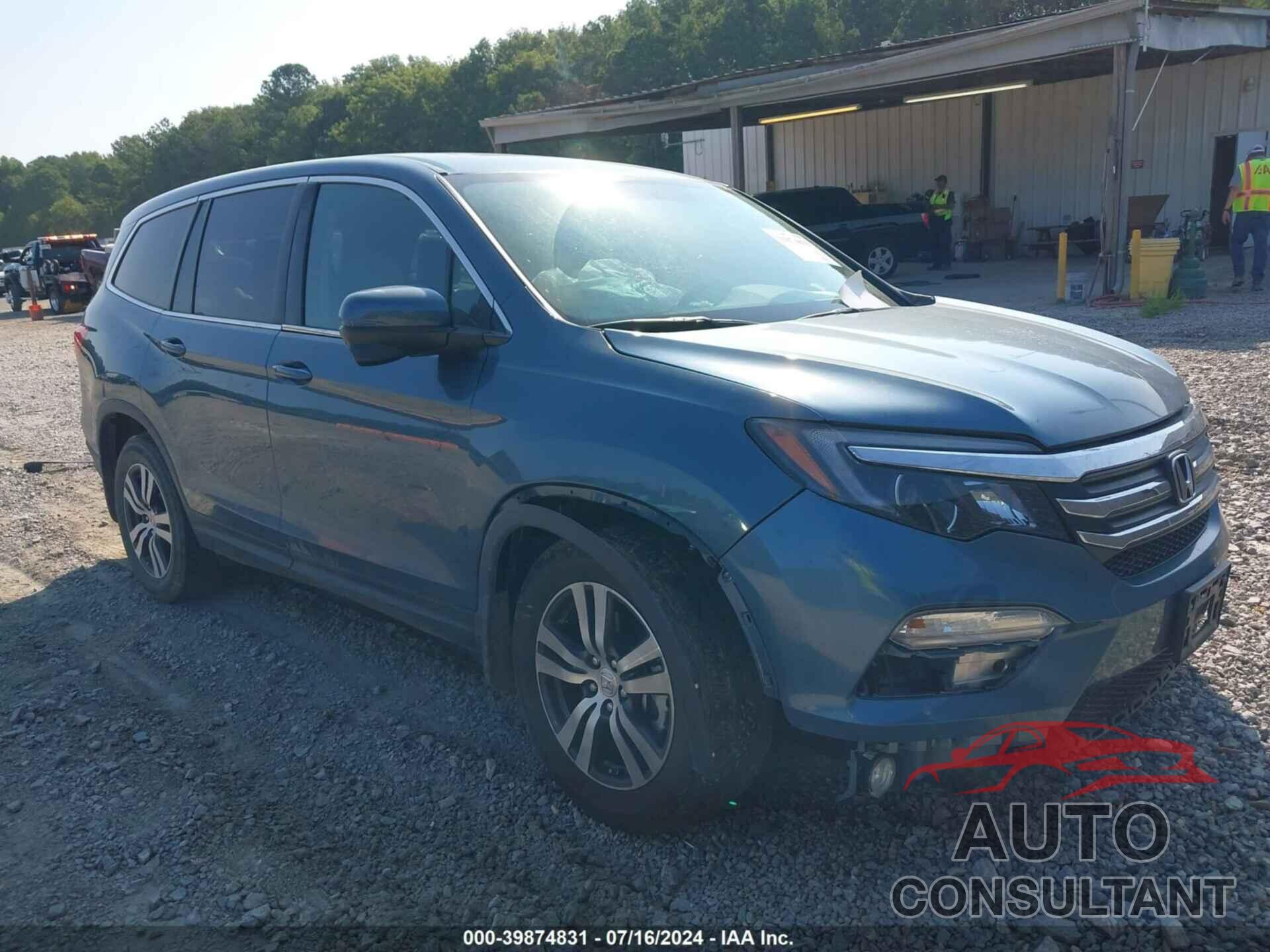 HONDA PILOT 2016 - 5FNYF5H54GB016275