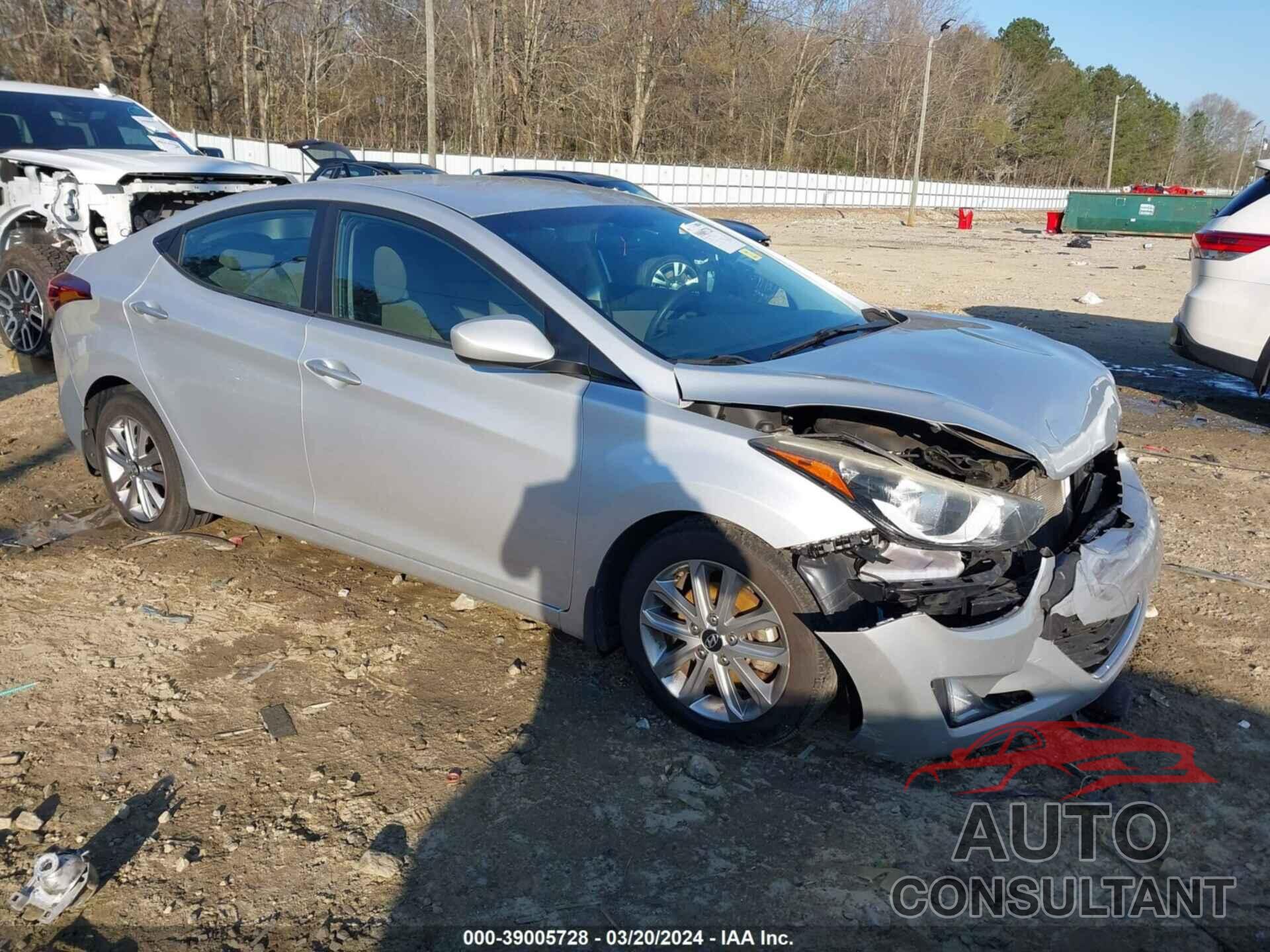 HYUNDAI ELANTRA 2016 - 5NPDH4AE0GH656742
