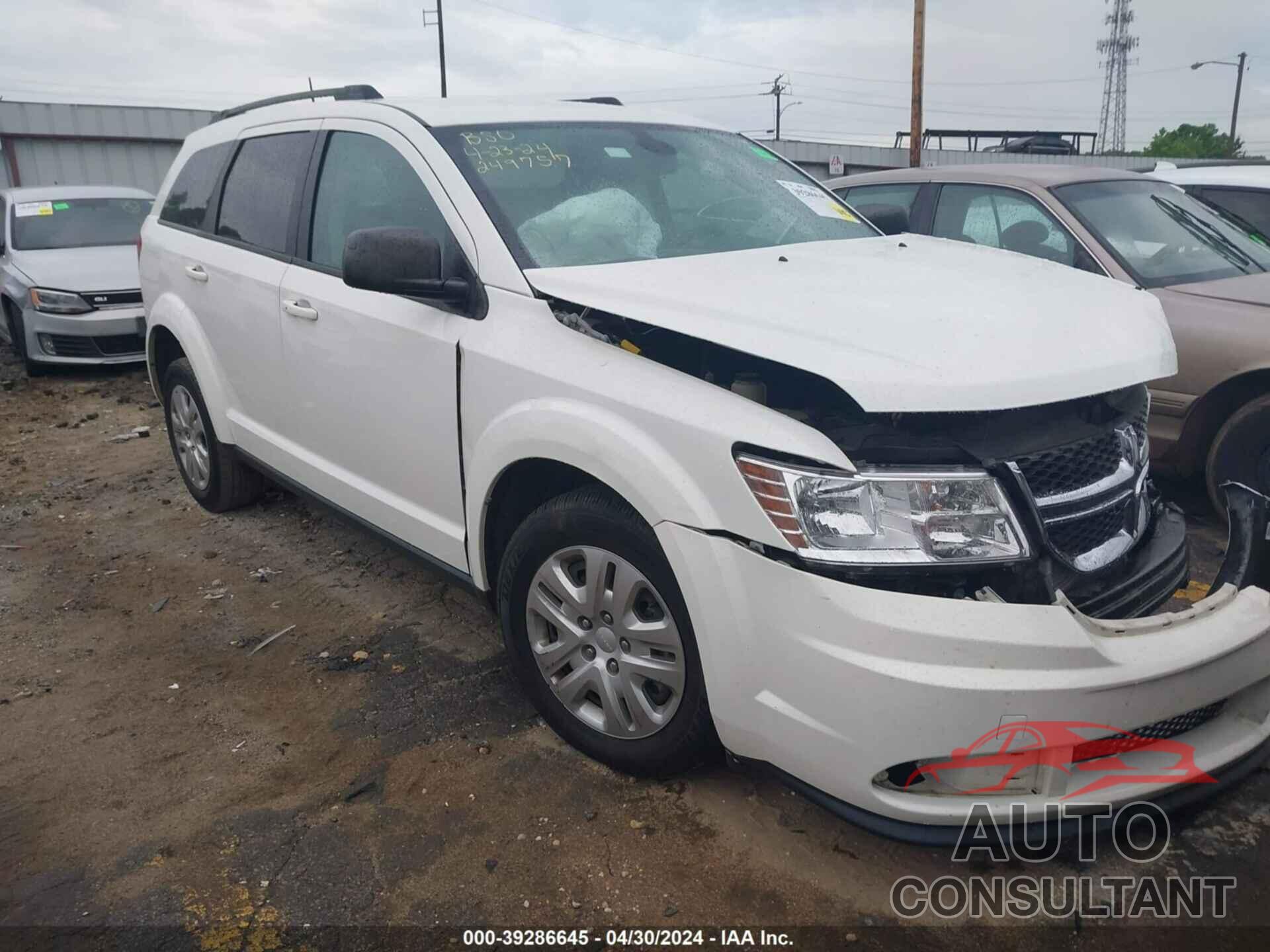 DODGE JOURNEY 2020 - 3C4PDCAB1LT249757