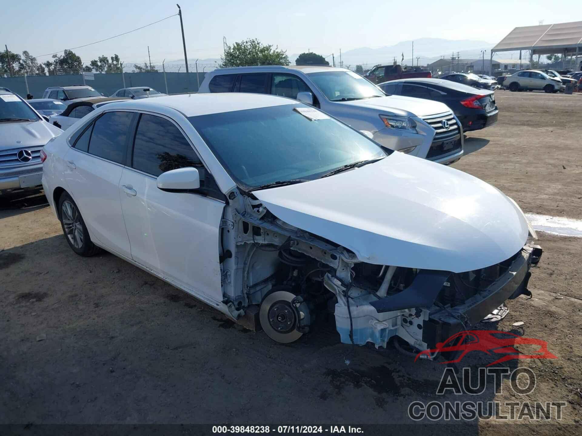 TOYOTA CAMRY 2017 - 4T1BF1FK0HU393665